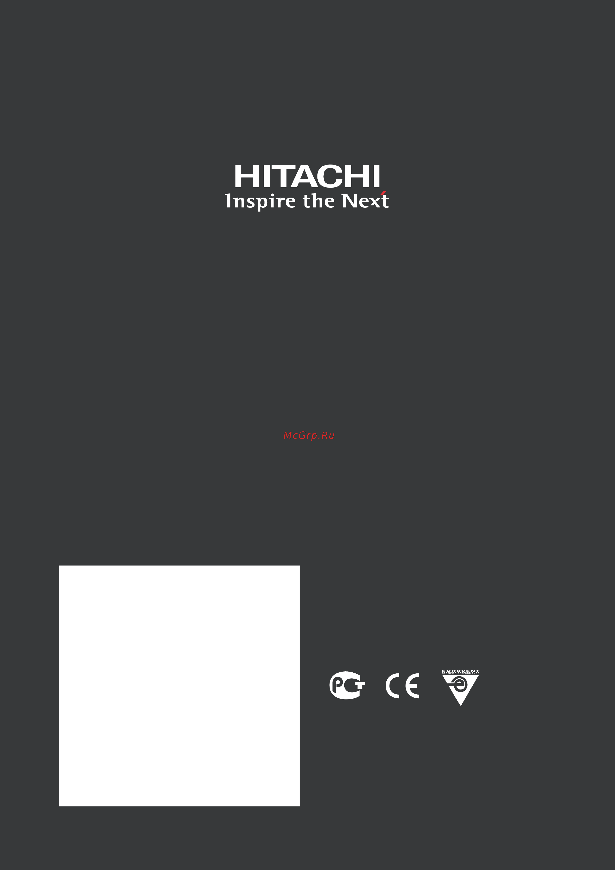 Hitachi RAM-35QH5 [32/32] Www hitachiaircon ru