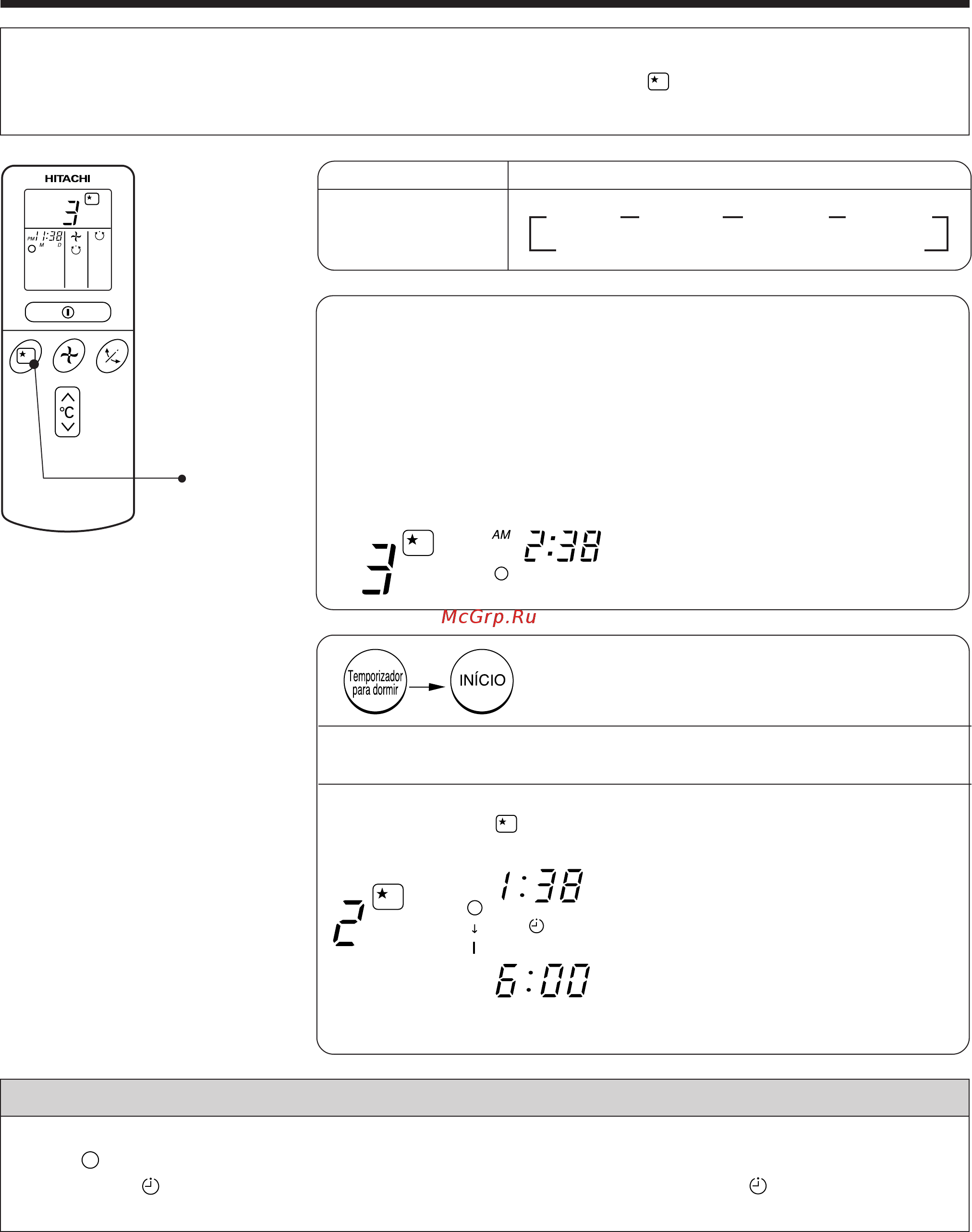 Hitachi RAK-18NH5 [144/209] Como ajustar o temporizador para dormir