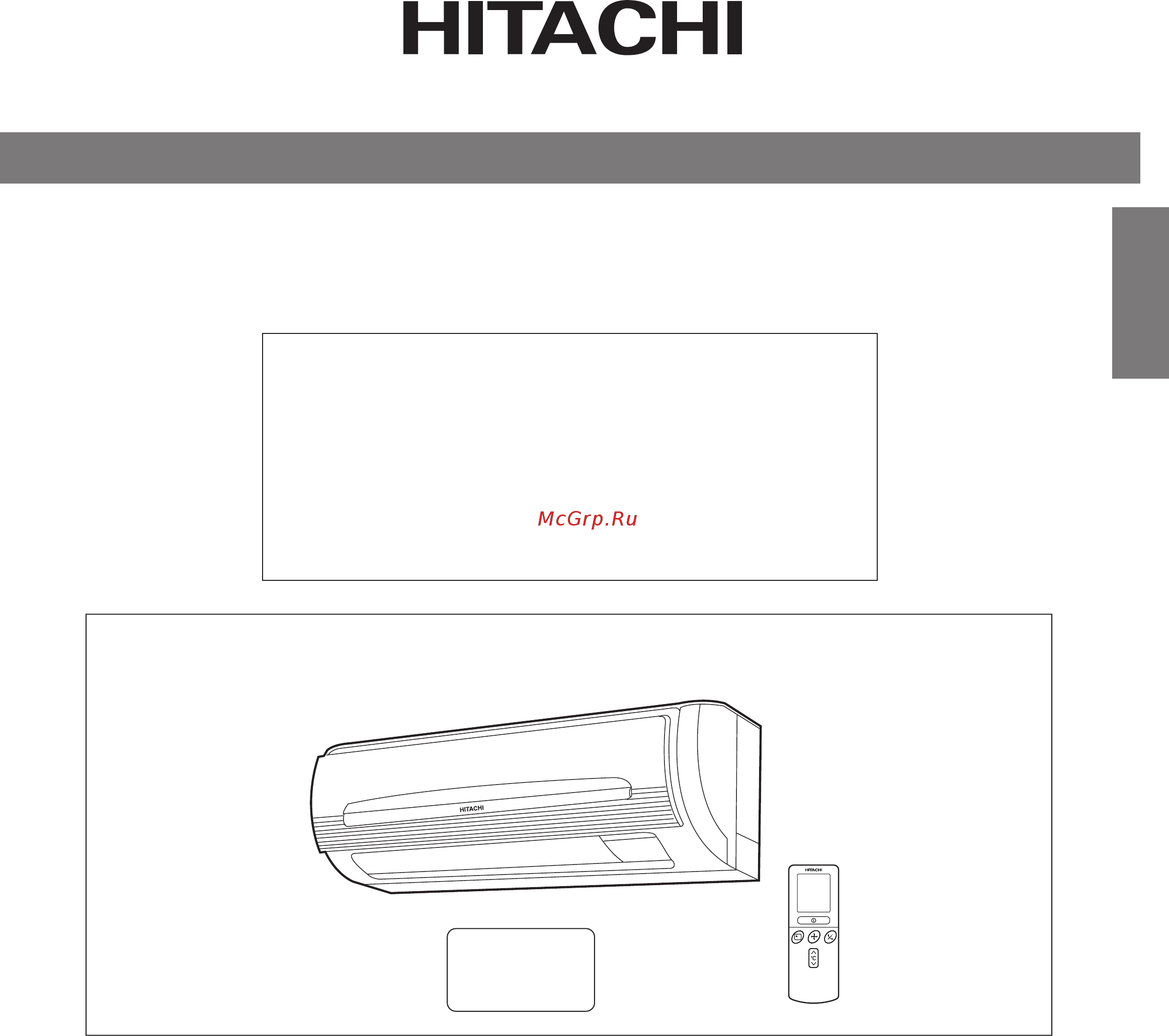 Hitachi RAK-18NH5 [27/209] Hitachi