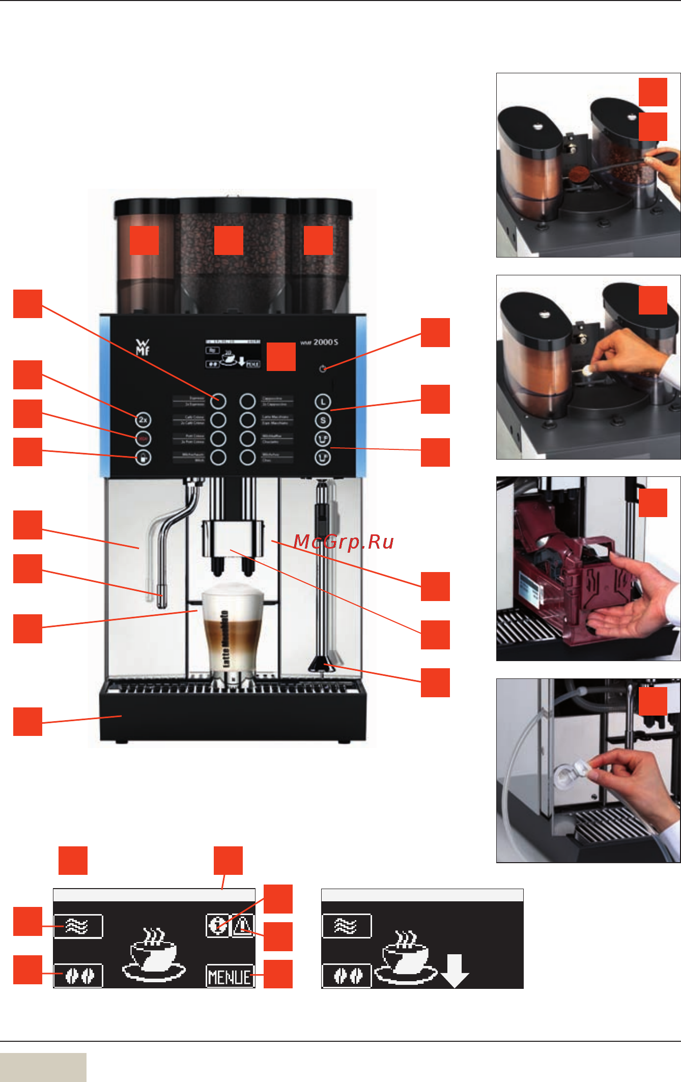 WMF 2000 S 03.1700.0300 [6/72] Глава 1 ознакомление с машиной