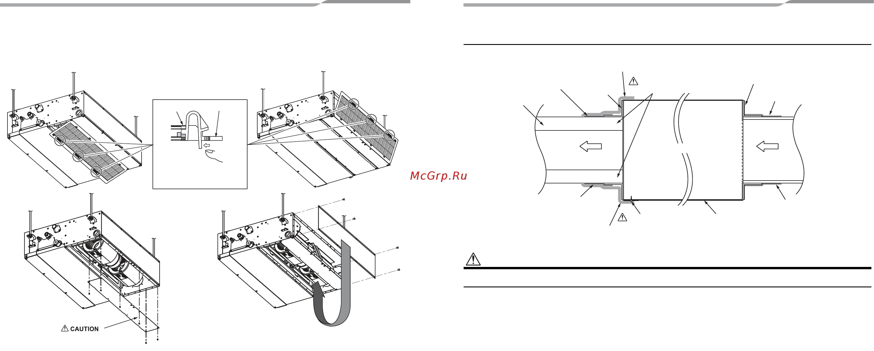 Toshiba MMD-AP0124SPH-E [12/30] Connecting method of the duct