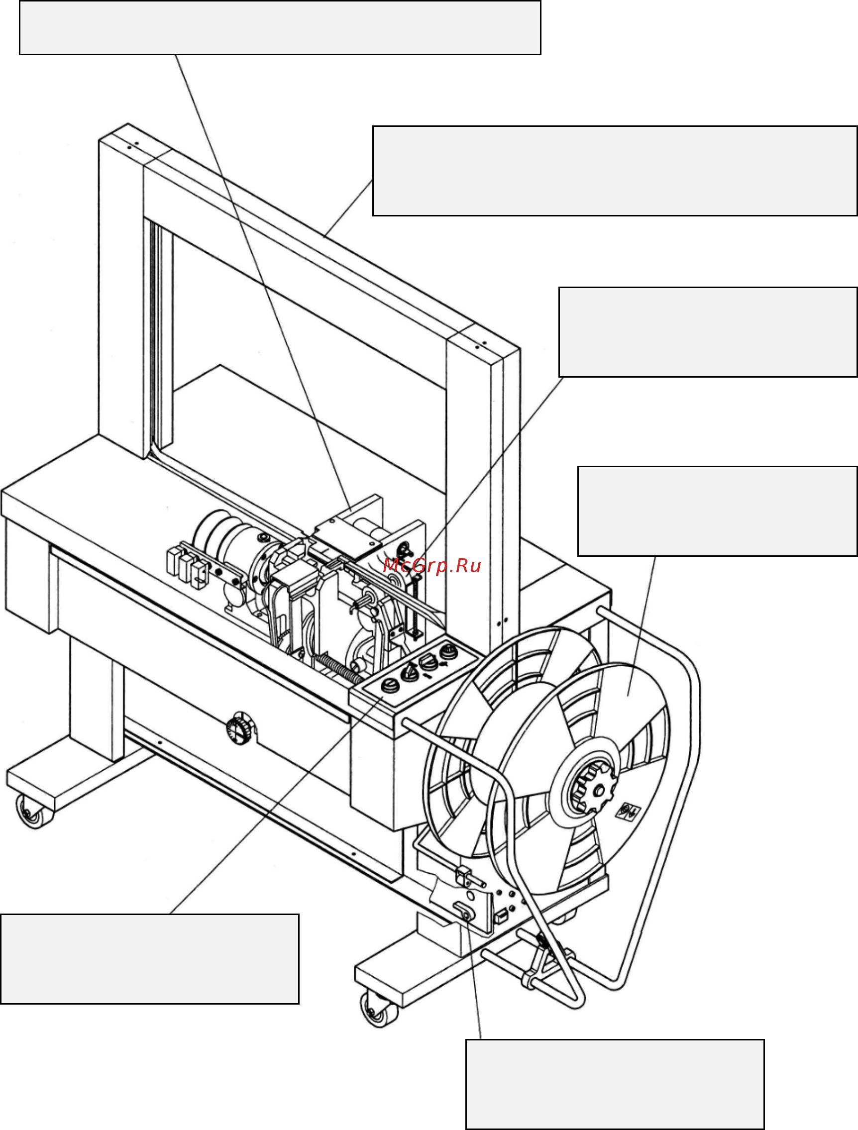 Transpak ТР-6000 (1250х800) [2/10] Органы управления