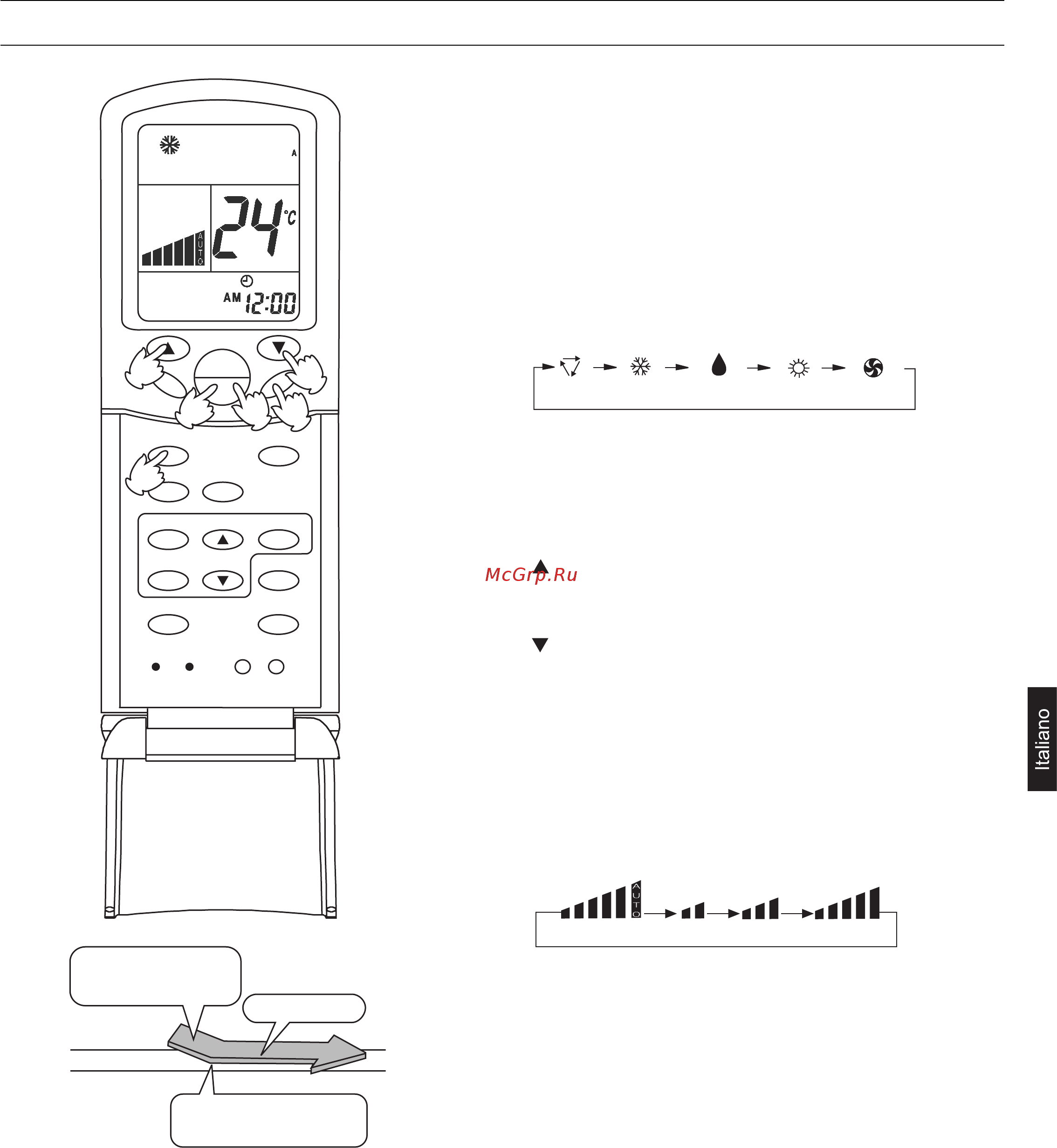 Haier AB122MCERA [61/204] Funzionamento auto raffreddamento deumidificazione e riscaldamento