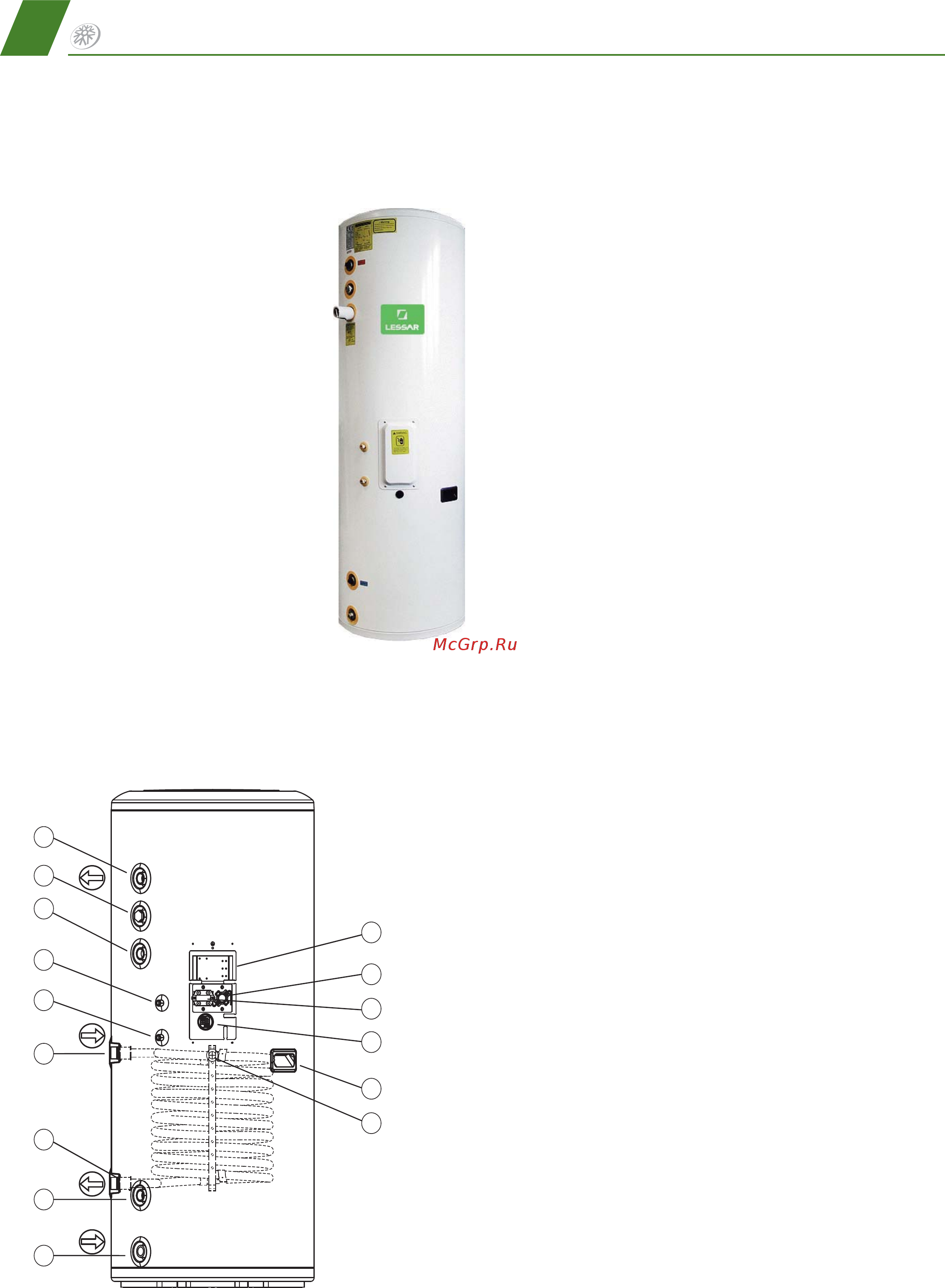 Lessar LS-MHE12DMA2 [56/116] Системы lessar heat pump