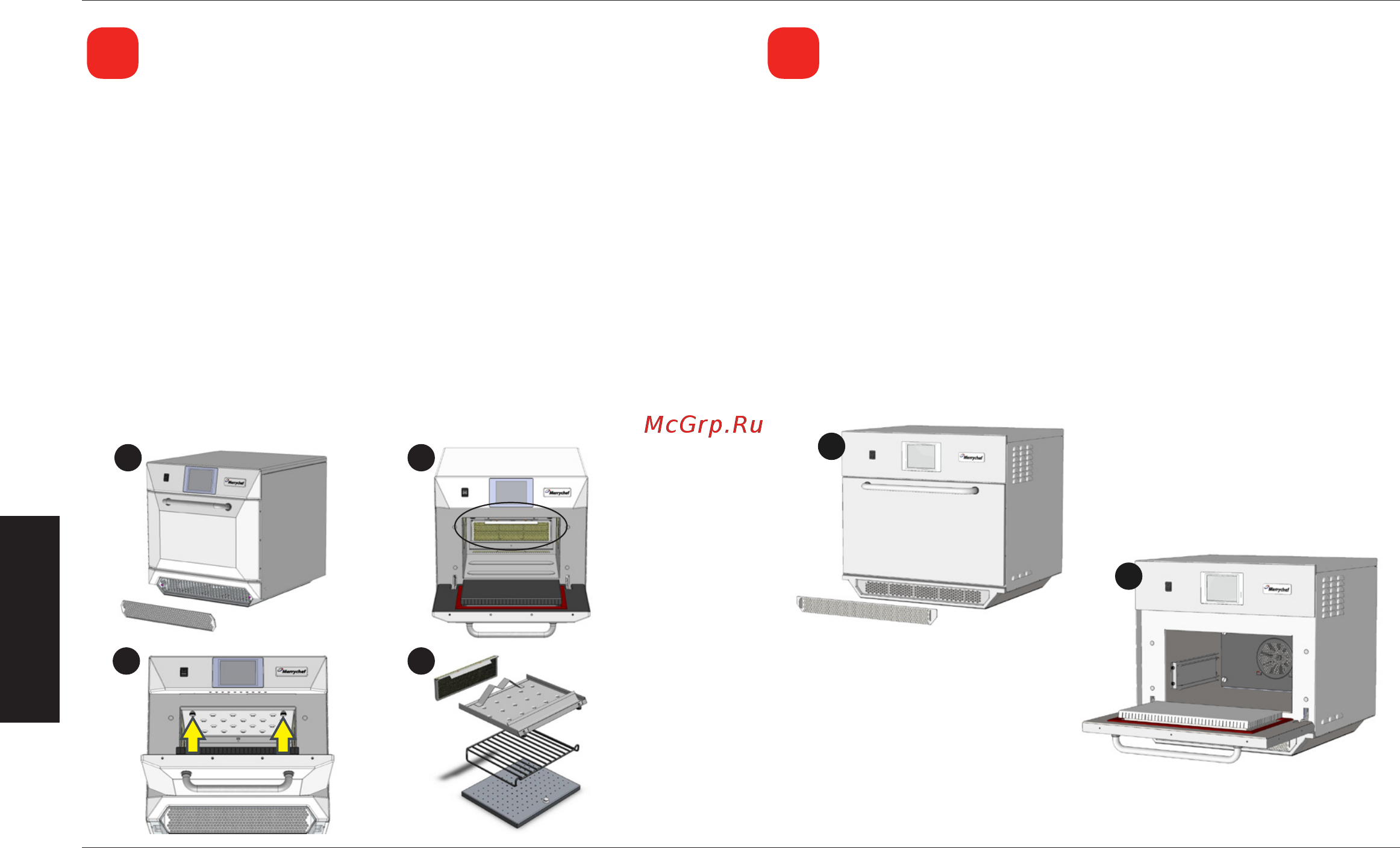 Merrychef Eikon E5 [20/97] Cold oven cleaning instructions e4