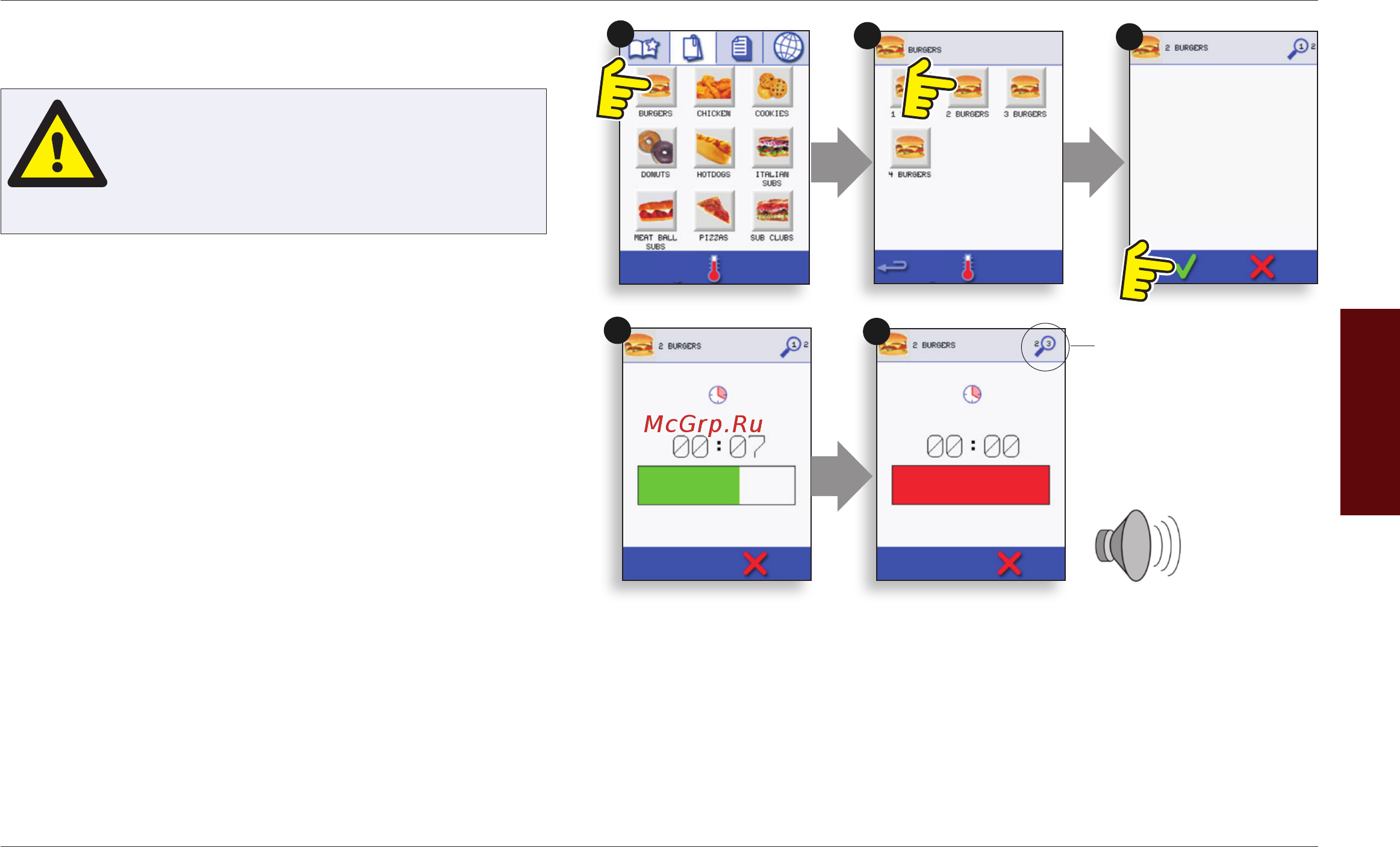 Merrychef Eikon E5 [61/97] Como usar um programa de cozimento
