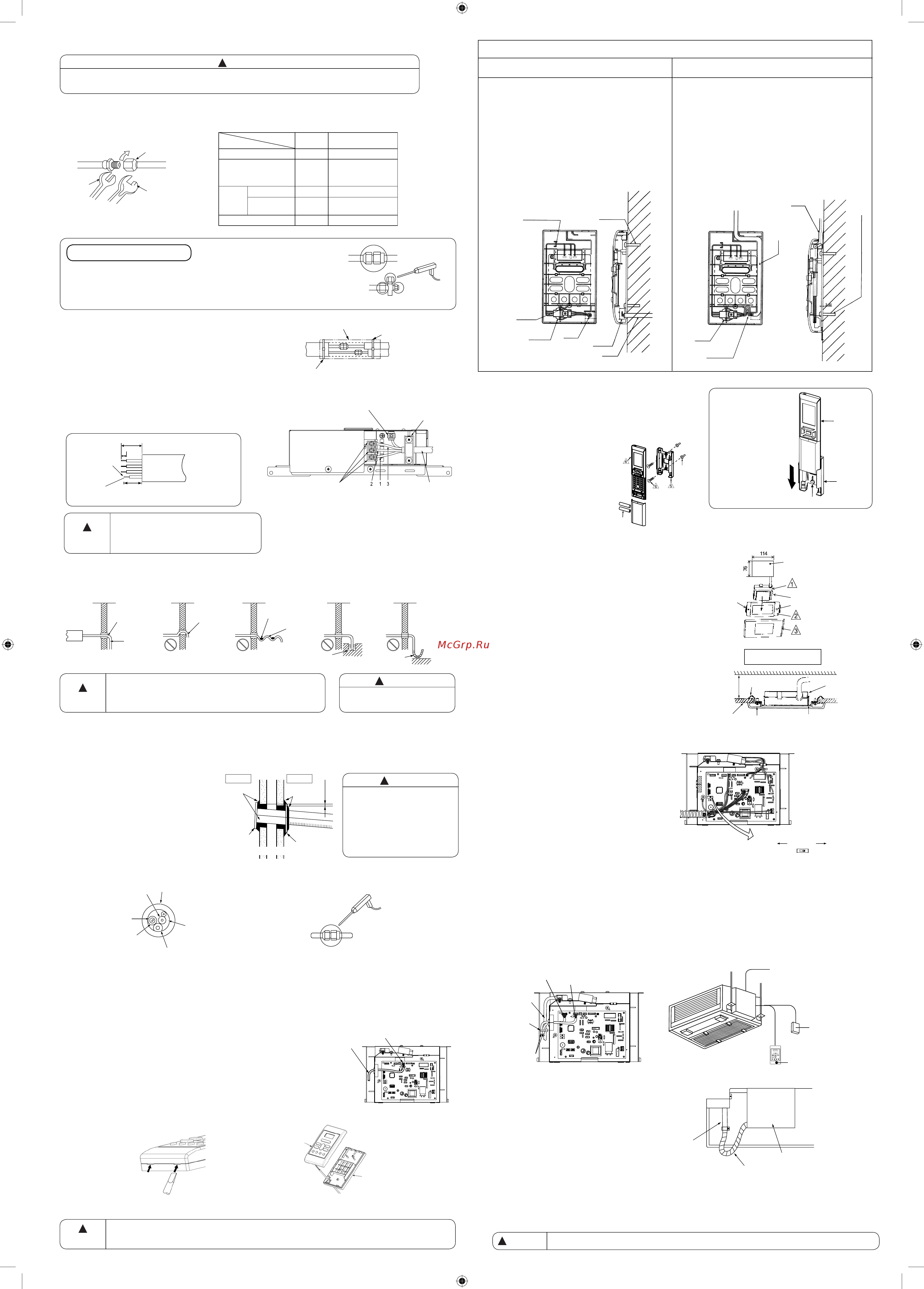 Hitachi RAD-25QPB [4/4] Wall recessed wiring installation optional
