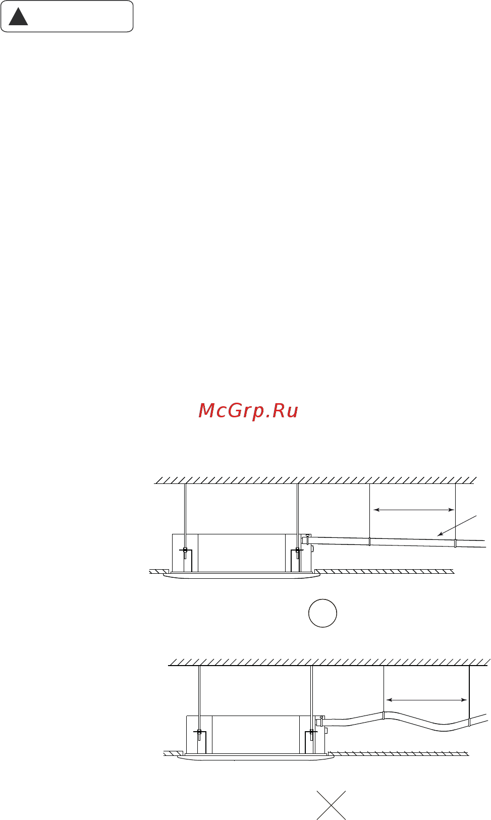Lessar LSM-H36B4CLA2 [12/32] Установка трубопровода отвода конденсата