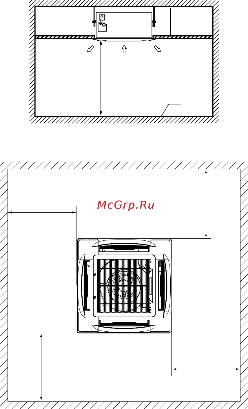 Lessar LSM-H56B4CLA2 [7/32] Выбор места установки внутреннего блока