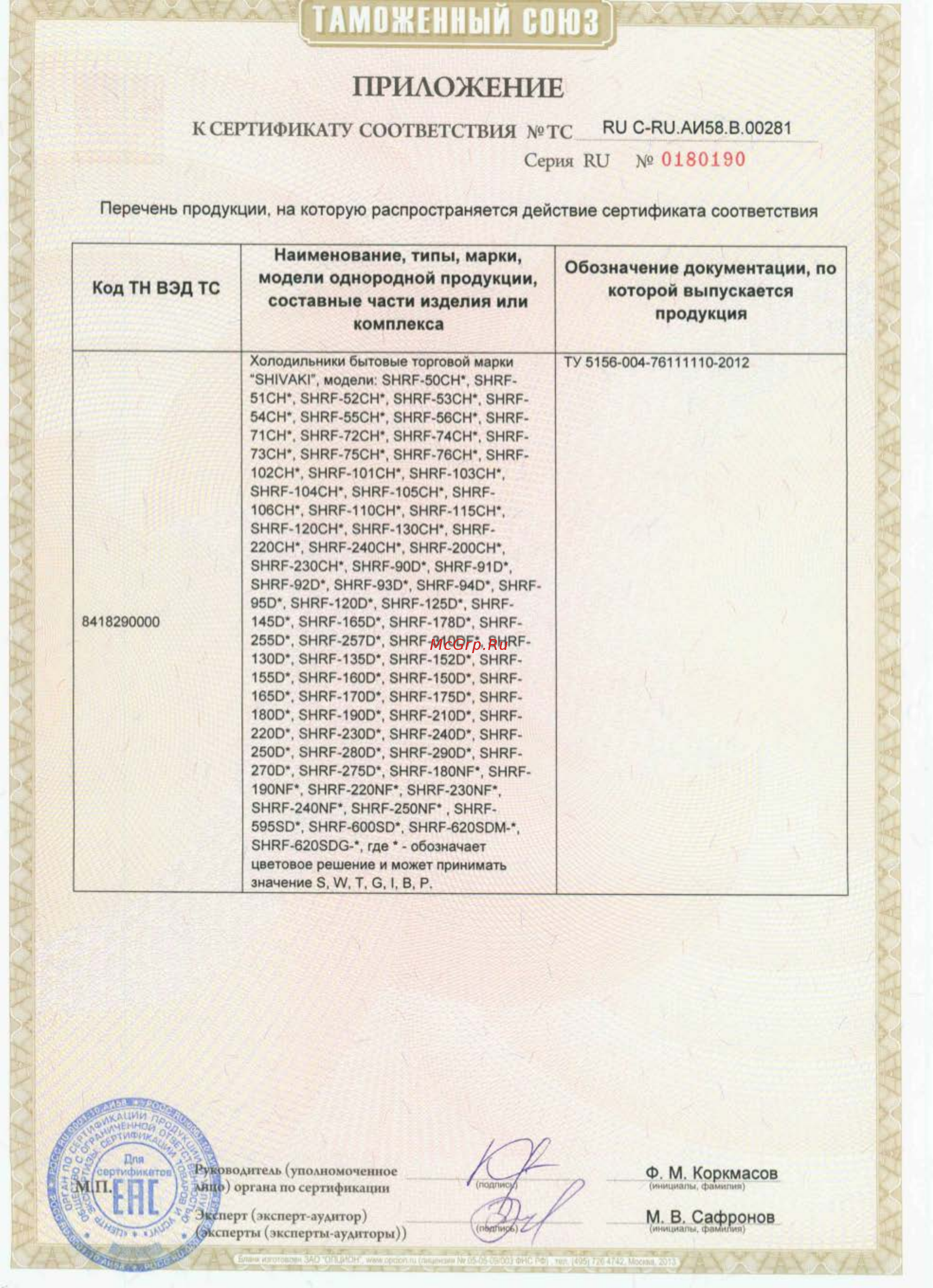 Shivaki SHRF-300 NFX [2/2] Союз