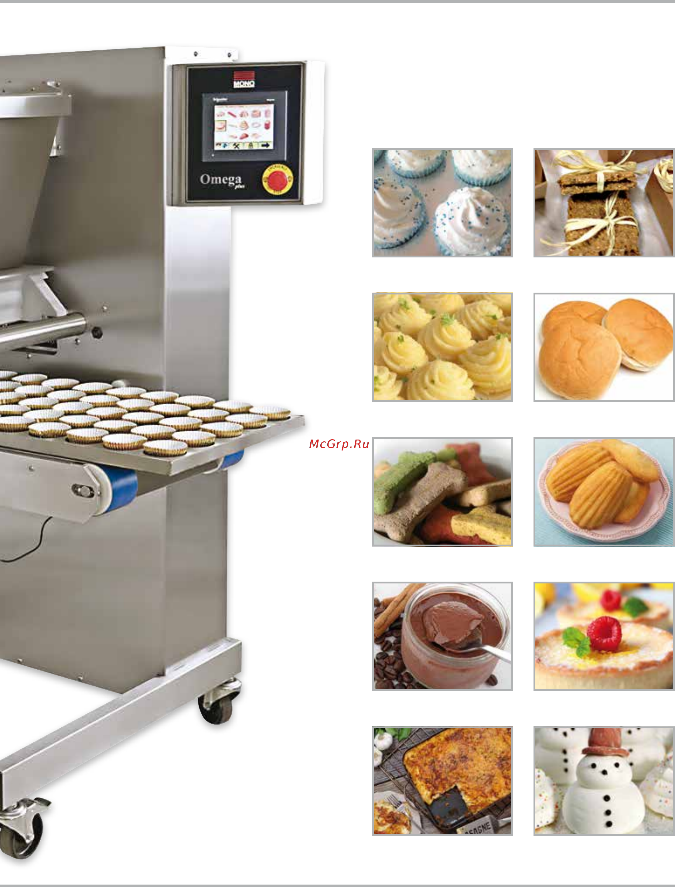 Mono Omega Touch 400 [9/16] Omega touch omega plus confectionery depositor