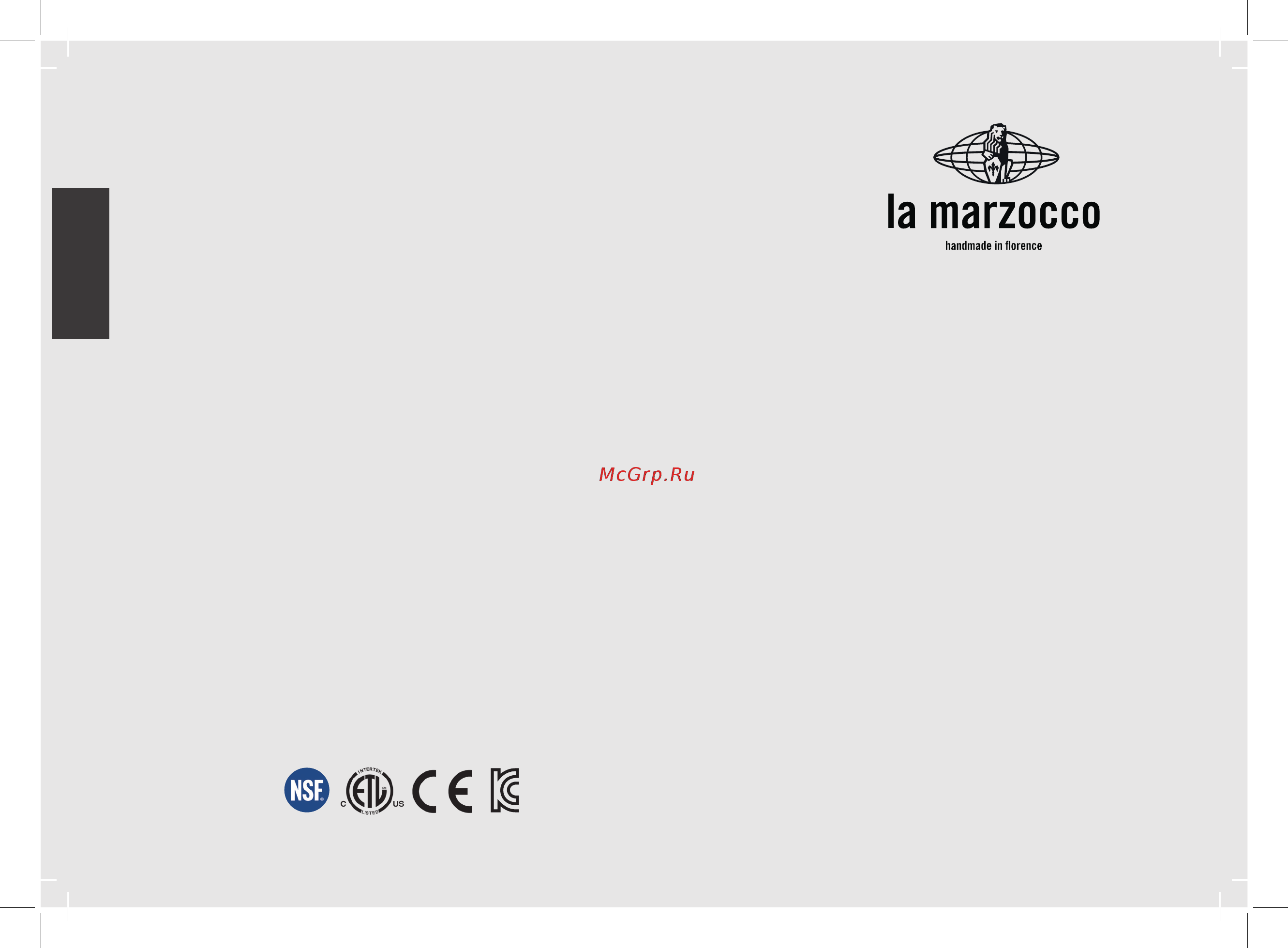 La Marzocco FB 70 MP 2 Gr [25/117] Capitoli