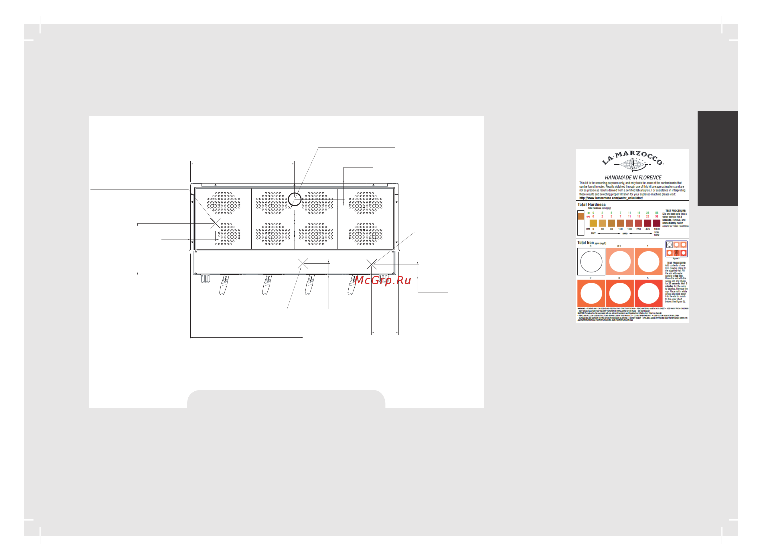 La Marzocco FB 70 MP 2 Gr [32/117] Installazione sul bancone