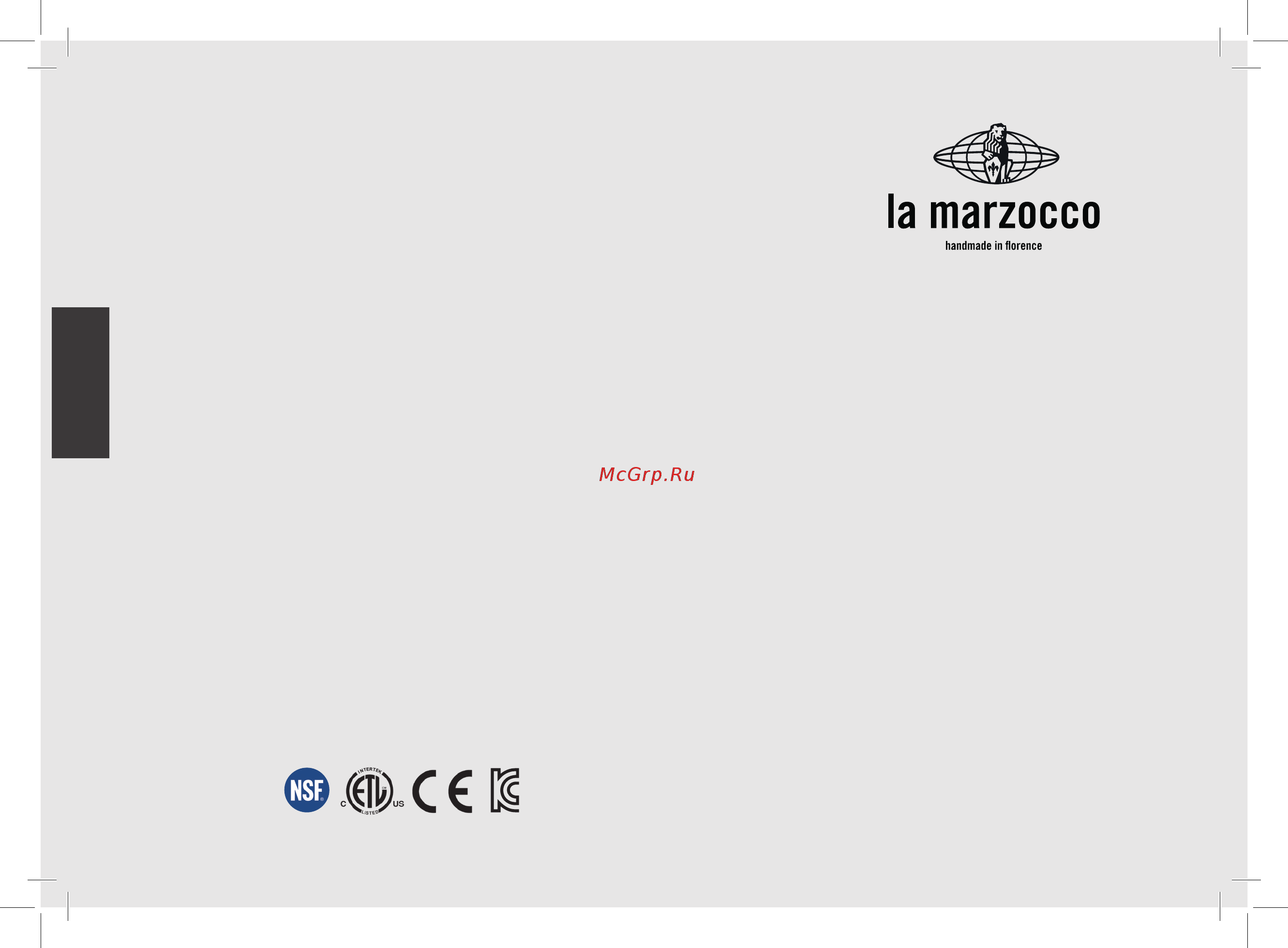 La Marzocco FB 70 EE 2 Gr [48/117] Chapitres