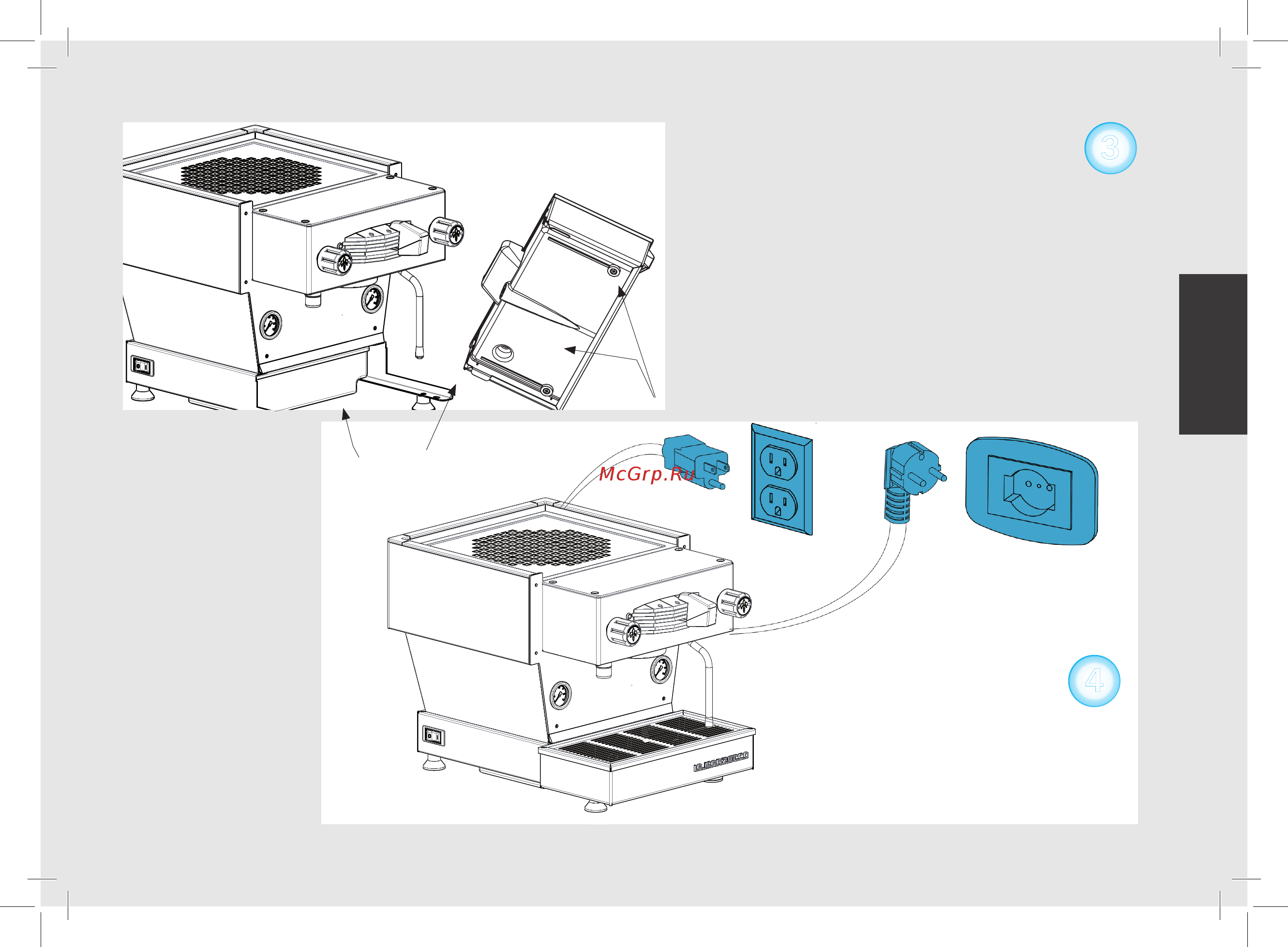 La Marzocco Linea Mini MP 1 Gr нерж. сталь [104/140] ةيبرعلا