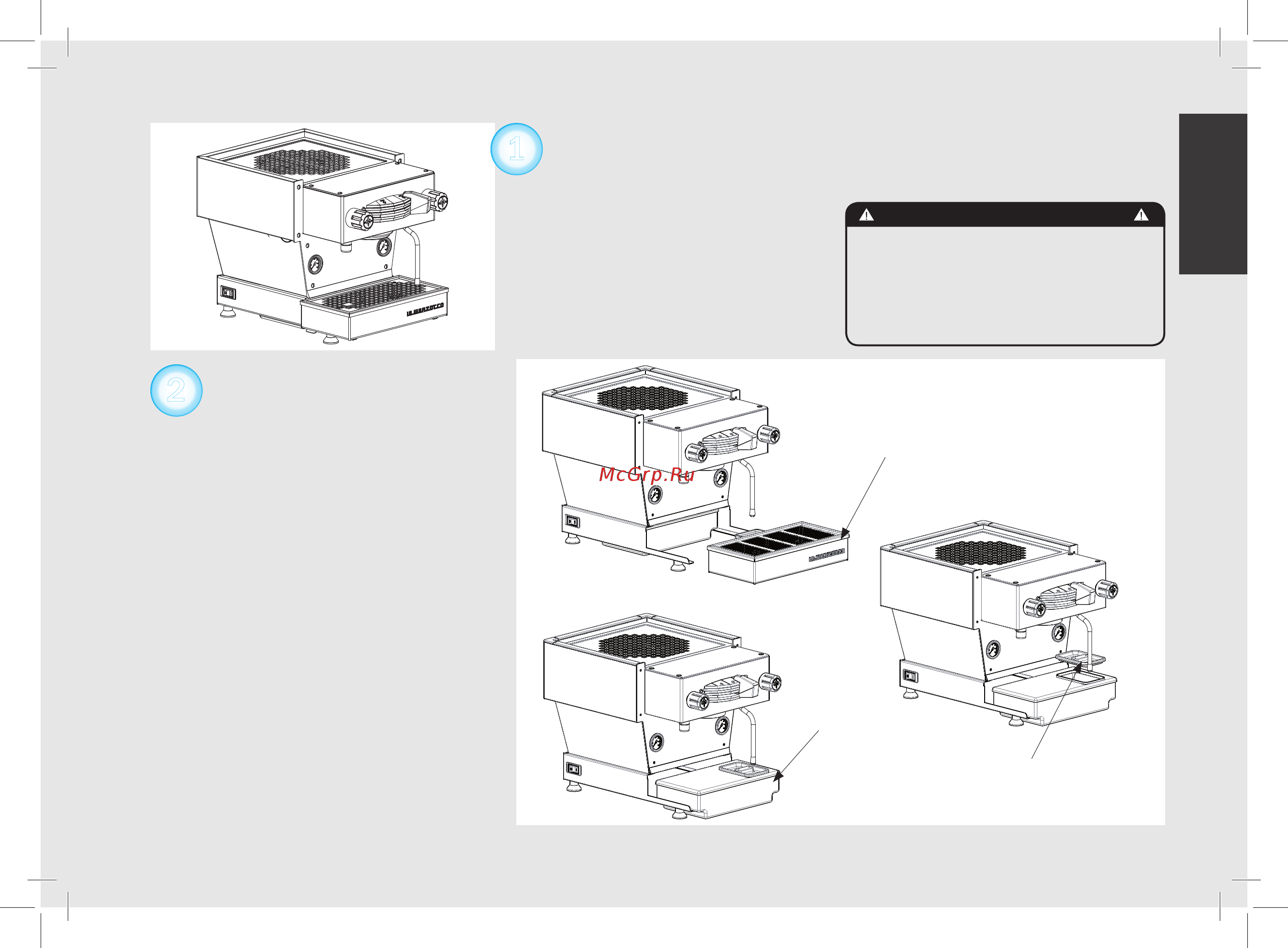 La Marzocco Linea Mini MP 1 Gr нерж. сталь [131/140] 日本語