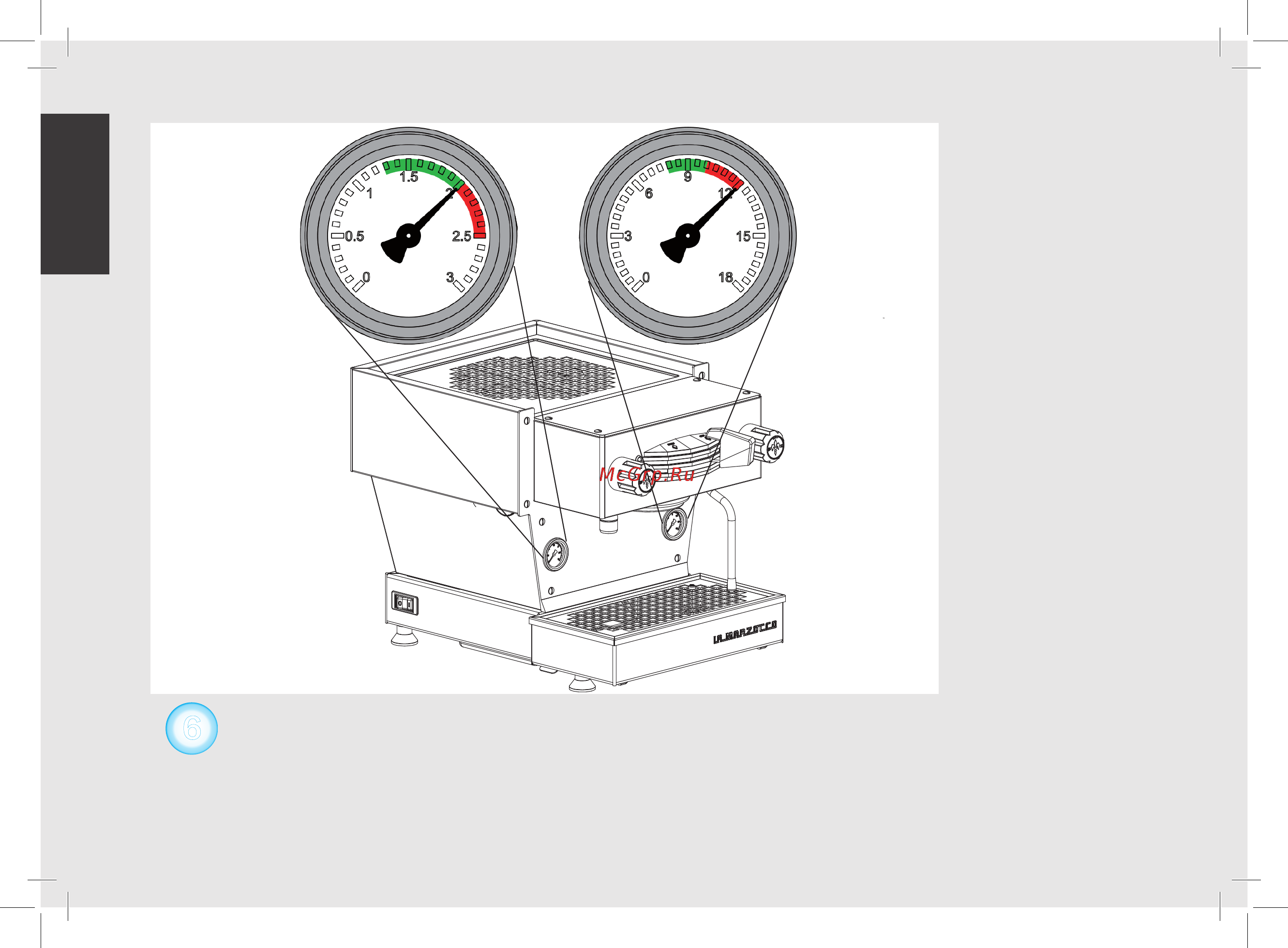 La Marzocco Linea Mini MP 1 Gr нерж. сталь [134/140] 日本語