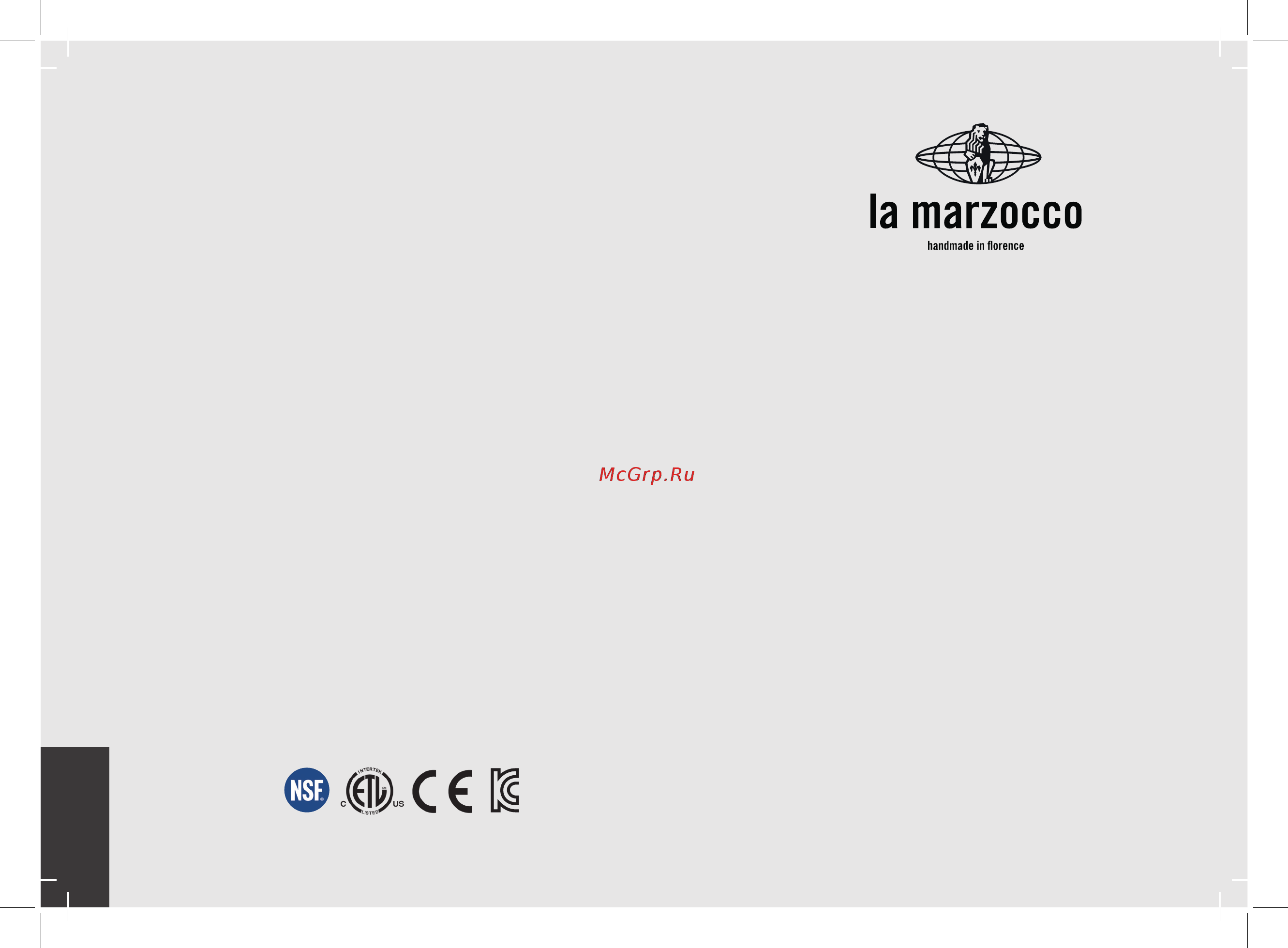 La Marzocco Linea Mini MP 1 Gr нерж. сталь [2/140] Главы