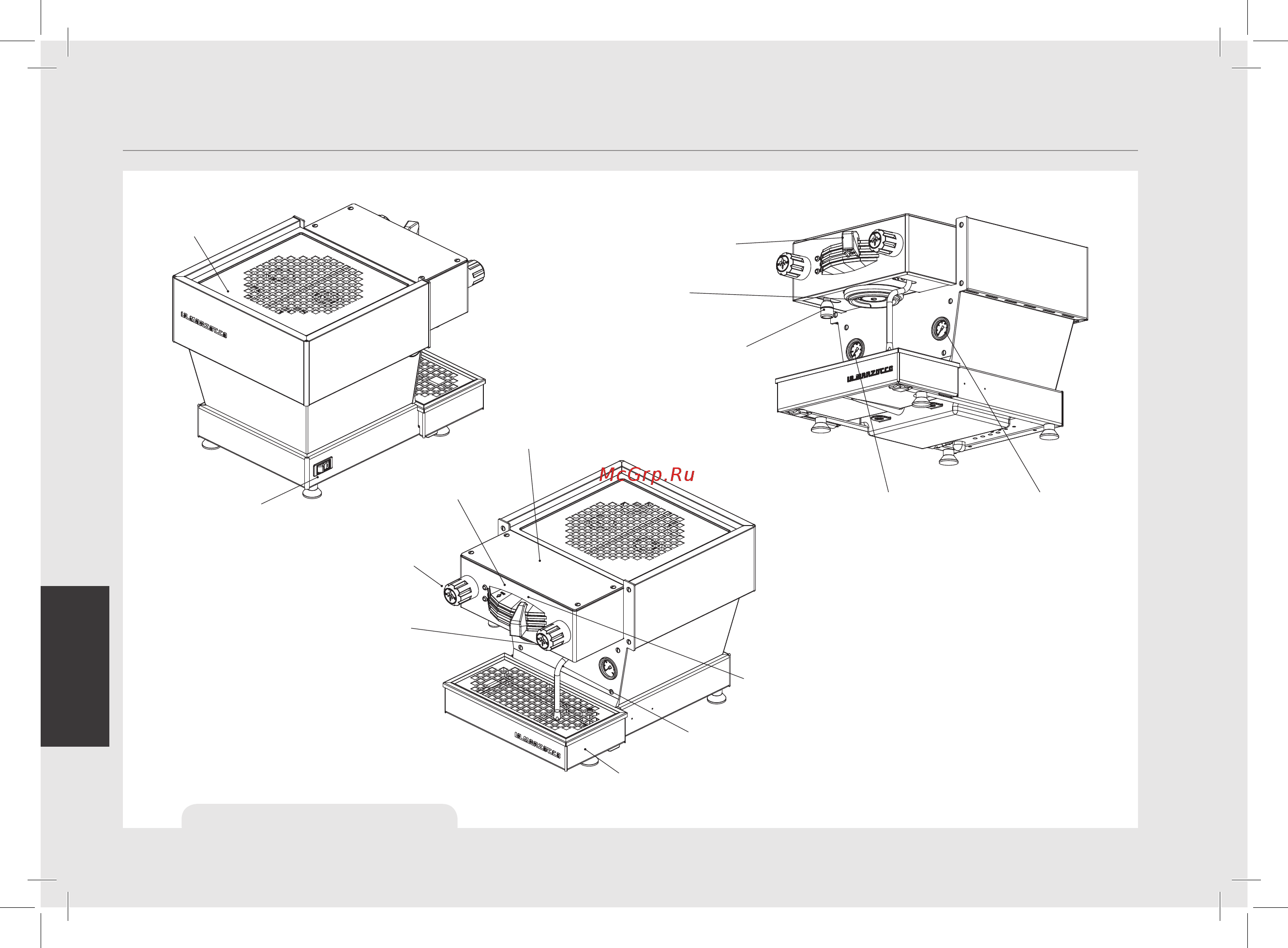 La Marzocco Linea Mini MP 1 Gr нерж. сталь [36/140] 한국어