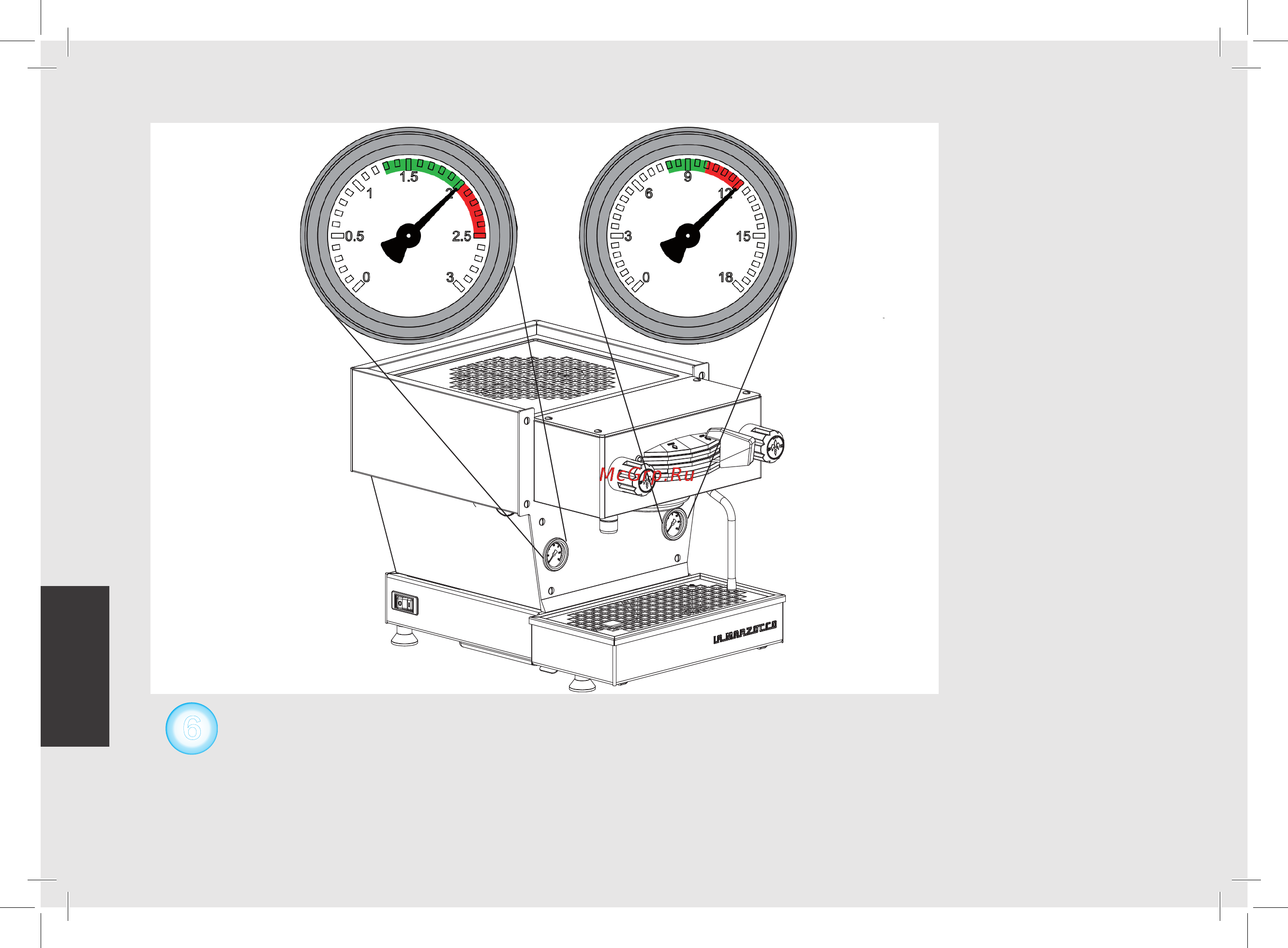 La Marzocco Linea Mini MP 1 Gr нерж. сталь [50/140] 한국어