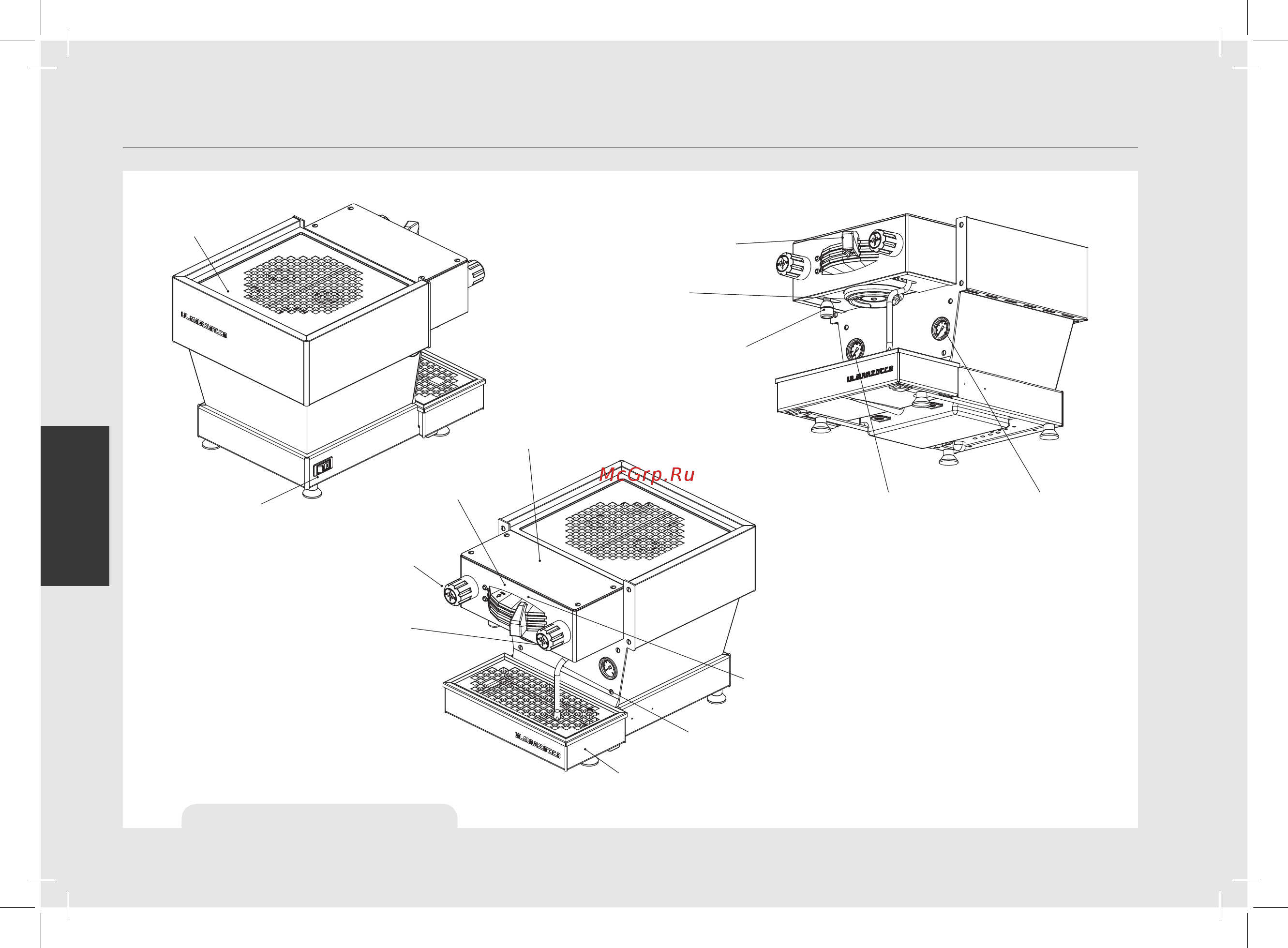 La Marzocco Linea Mini MP 1 Gr нерж. сталь [64/140] 中文
