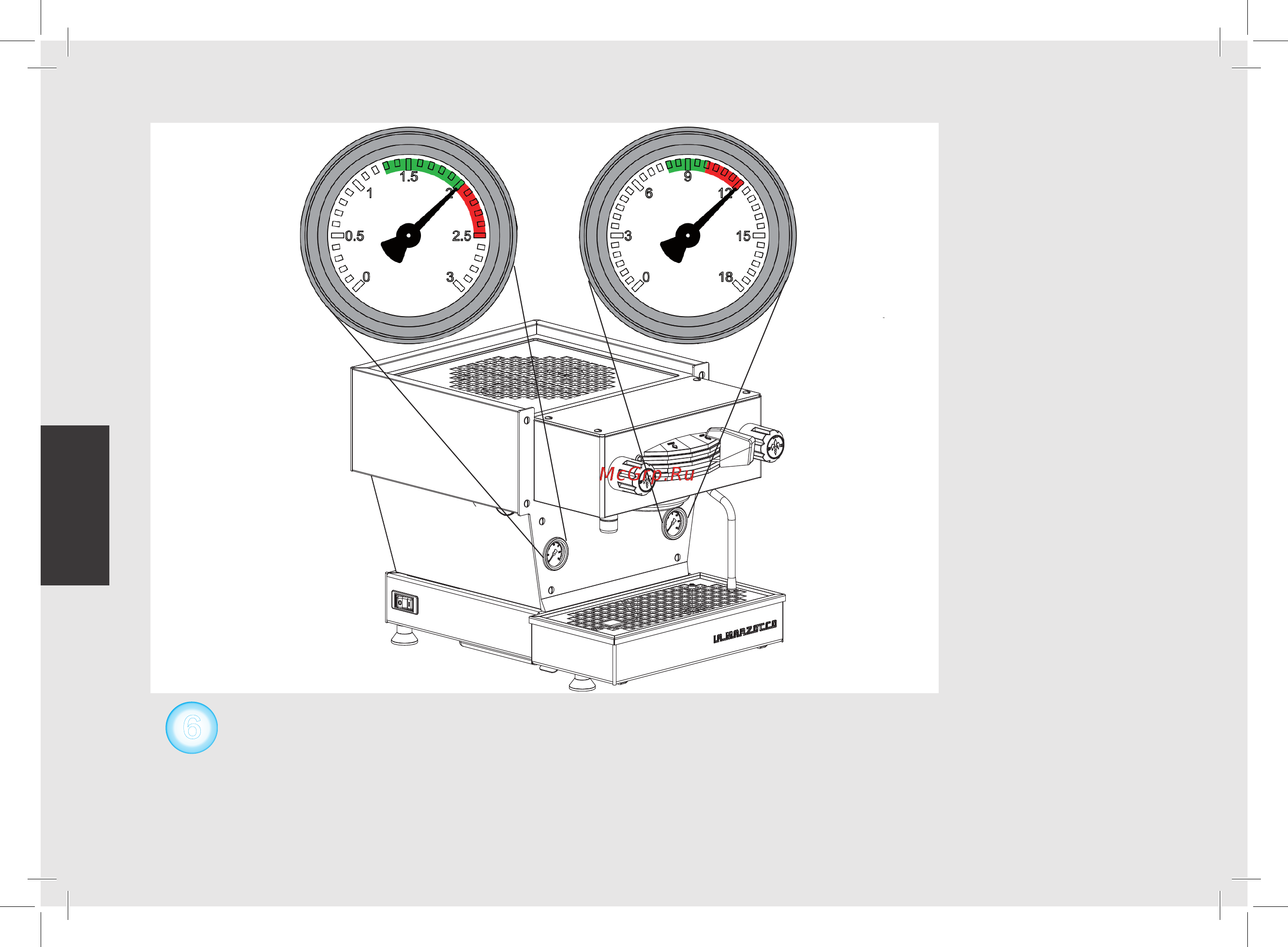 La Marzocco Linea Mini MP 1 Gr нерж. сталь [78/140] 中文
