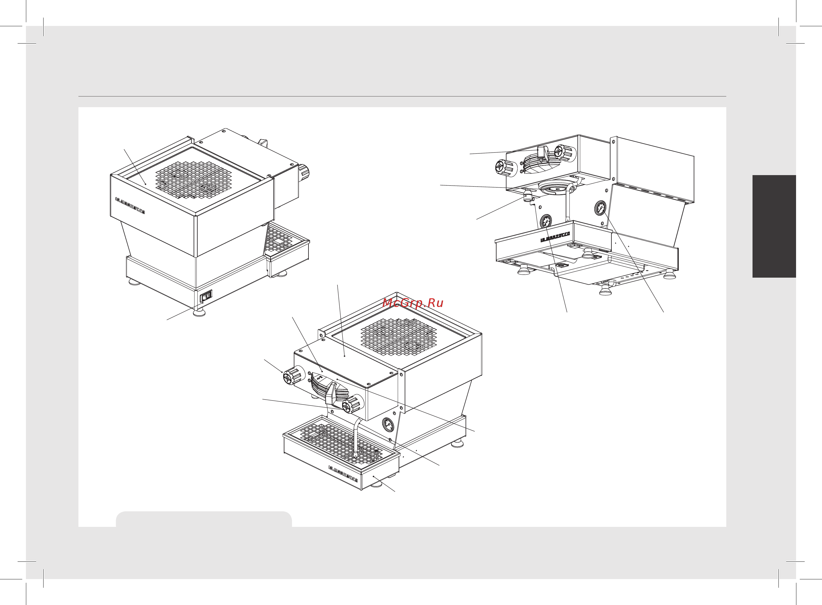 La Marzocco Linea Mini MP 1 Gr нерж. сталь [92/140] ةيبرعلا