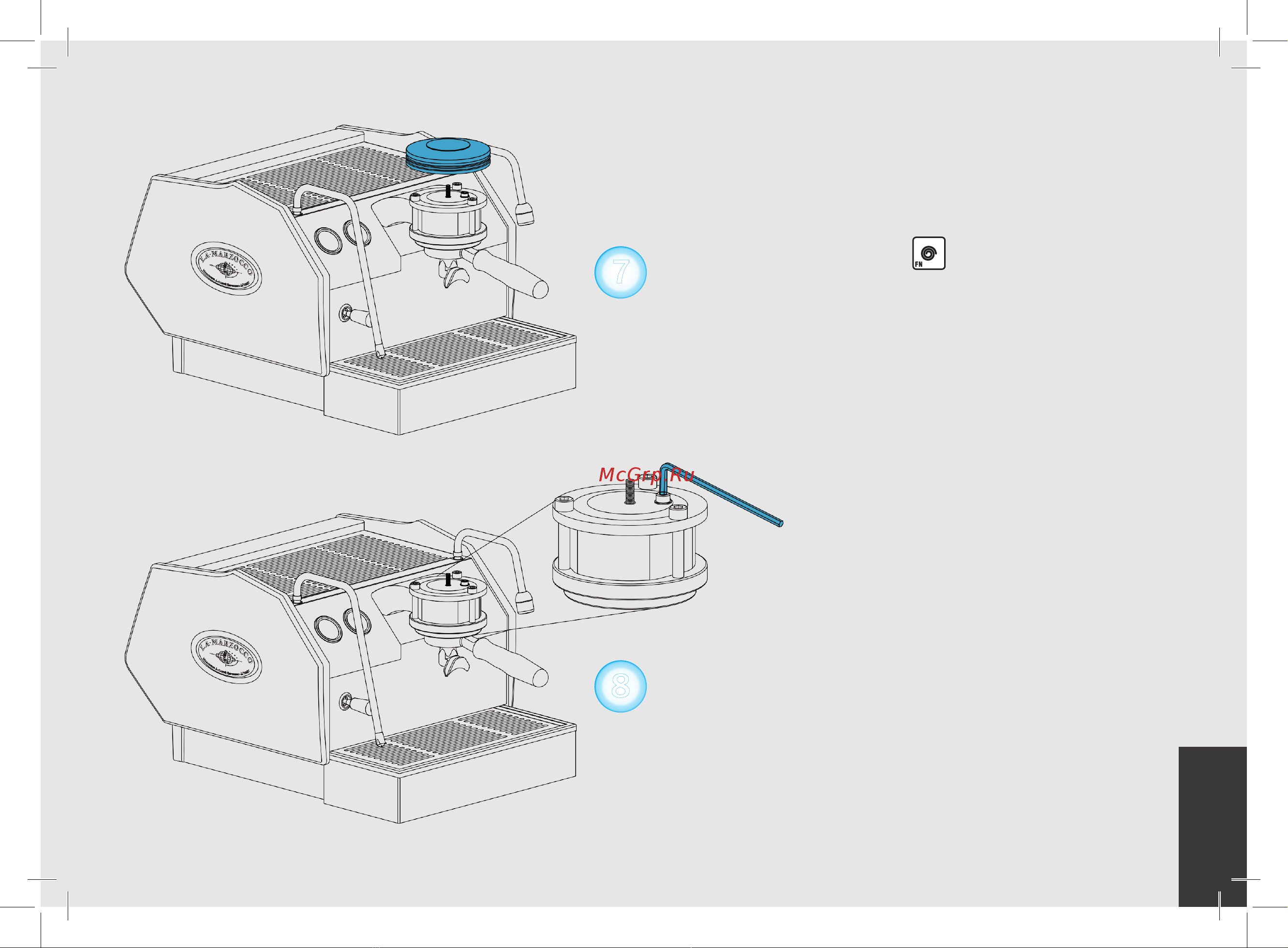La Marzocco GS 3 MP 1 Gr Инструкция по эксплуатации онлайн [21/56] 279400