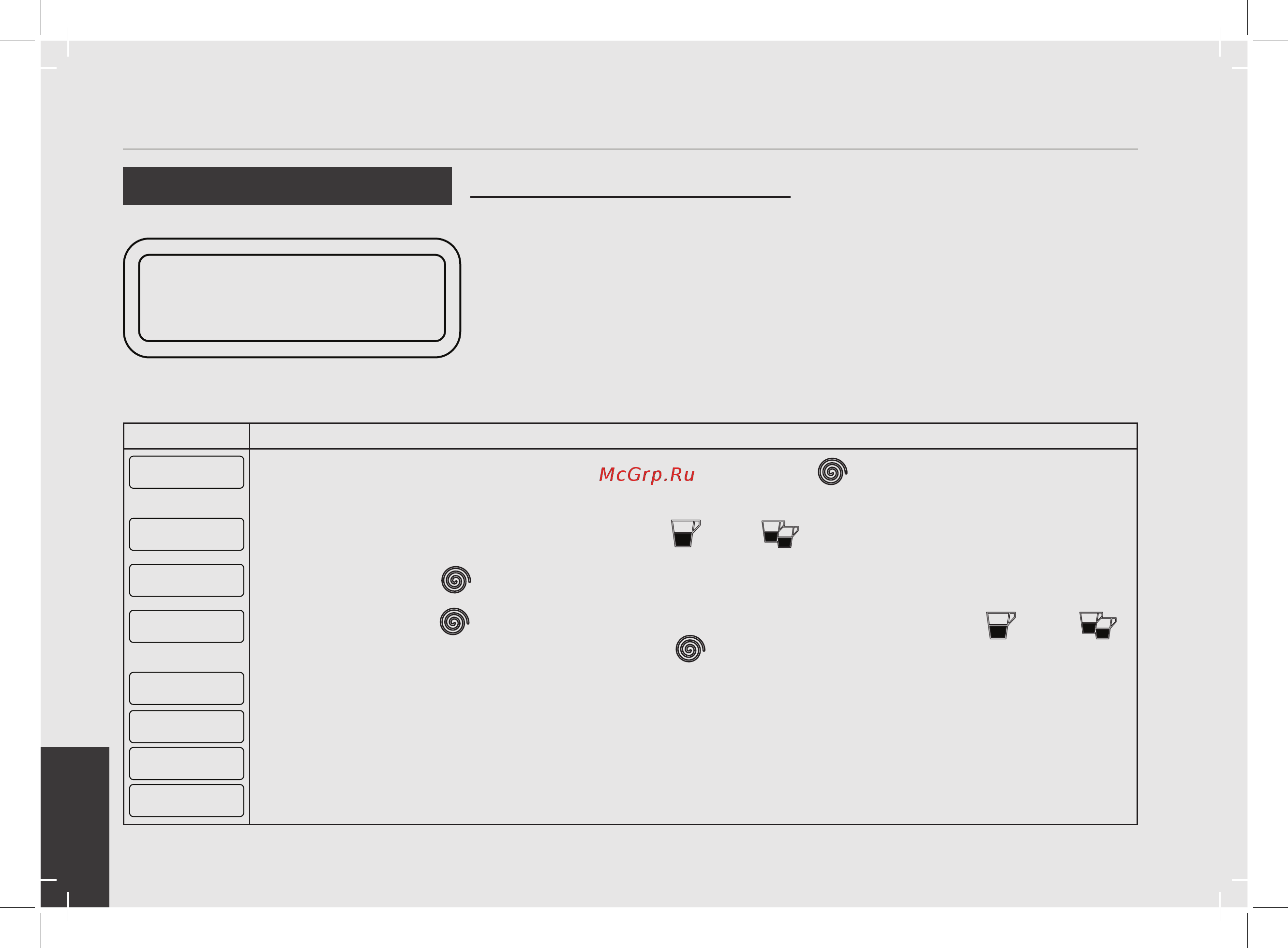 La Marzocco Linea PB AV 2 Gr [38/84] Tea dose set t i ngs