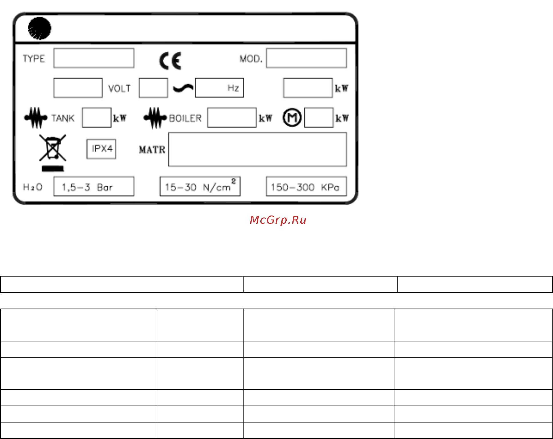 MACH MS/9451PS [4/20] Технические характеристики