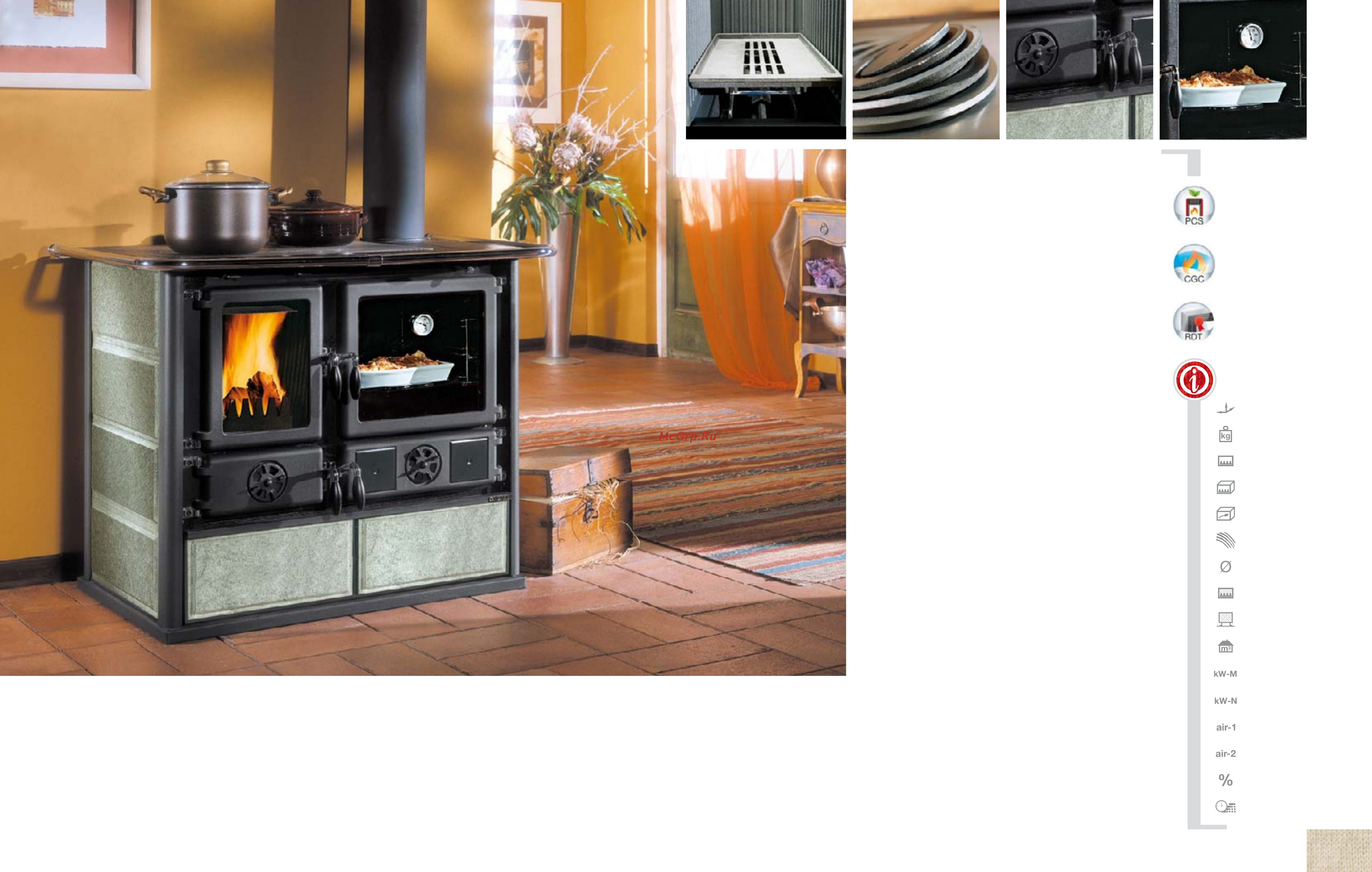 La Nordica Fly Idro D.S.A белая [109/145] Cucine a legna