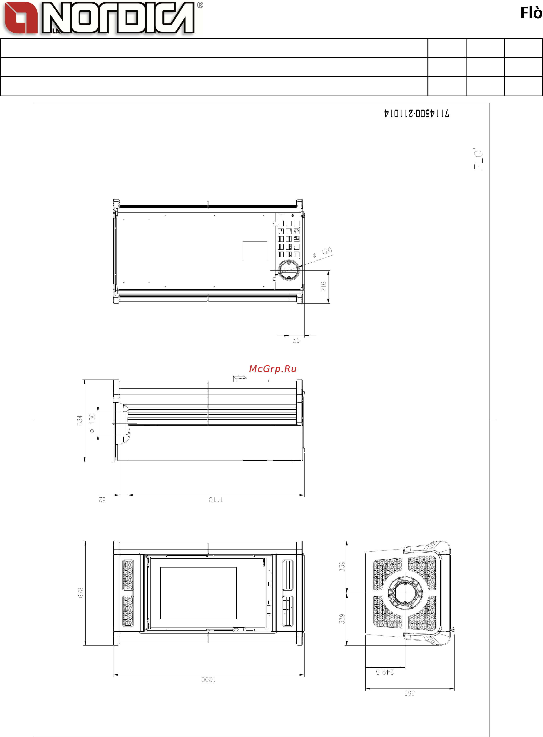 La Nordica Flò Технический паспорт онлайн [2/2] 279423