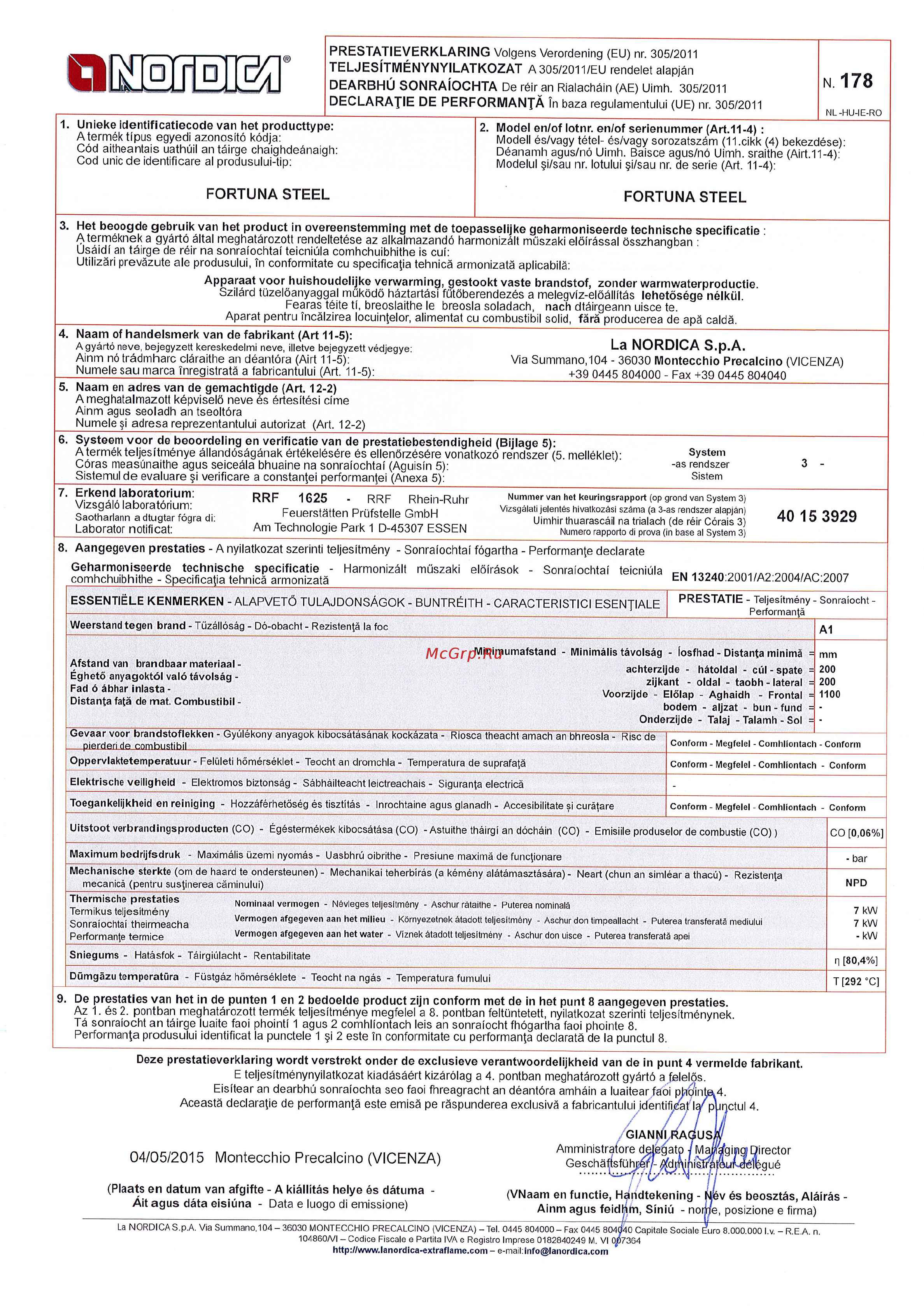 La Nordica Fortuna Steel [6/6] 05 2015 montecchio precalcino vicenza