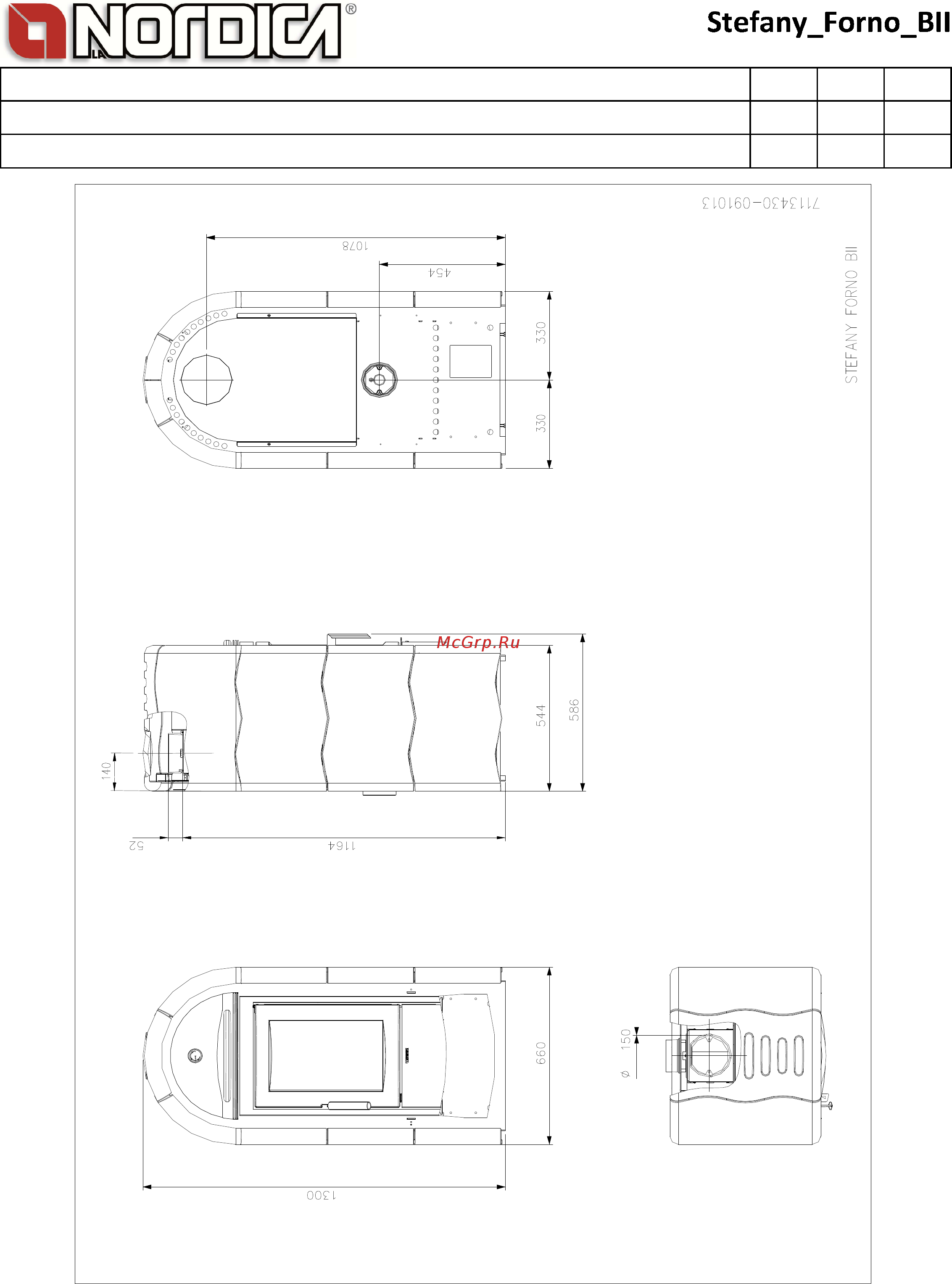 La Nordica Stefany Forno Технический паспорт онлайн [2/2] 279443