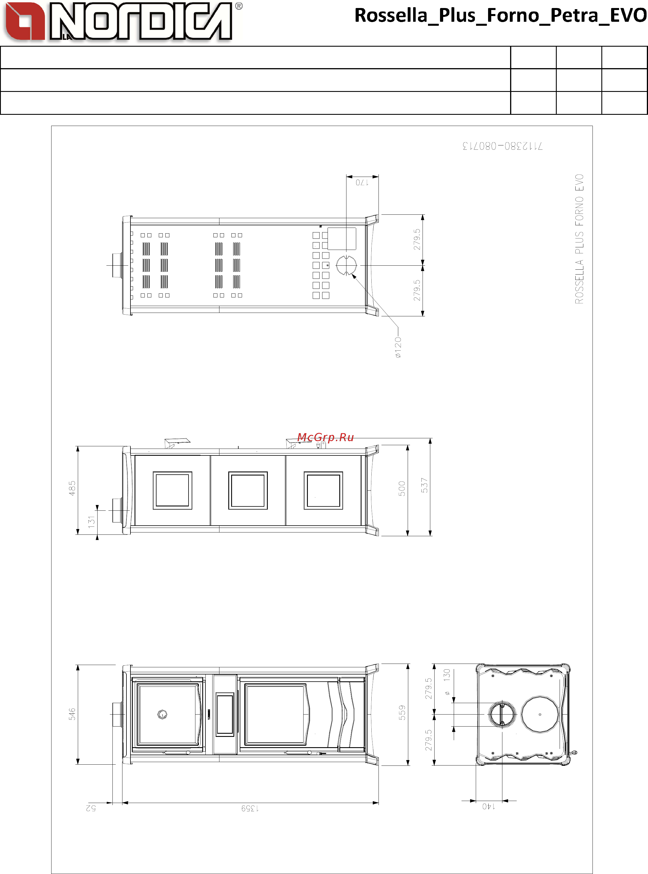 La Nordica Rossella Plus con Forno Evo Natural Stone [4/4] Optional
