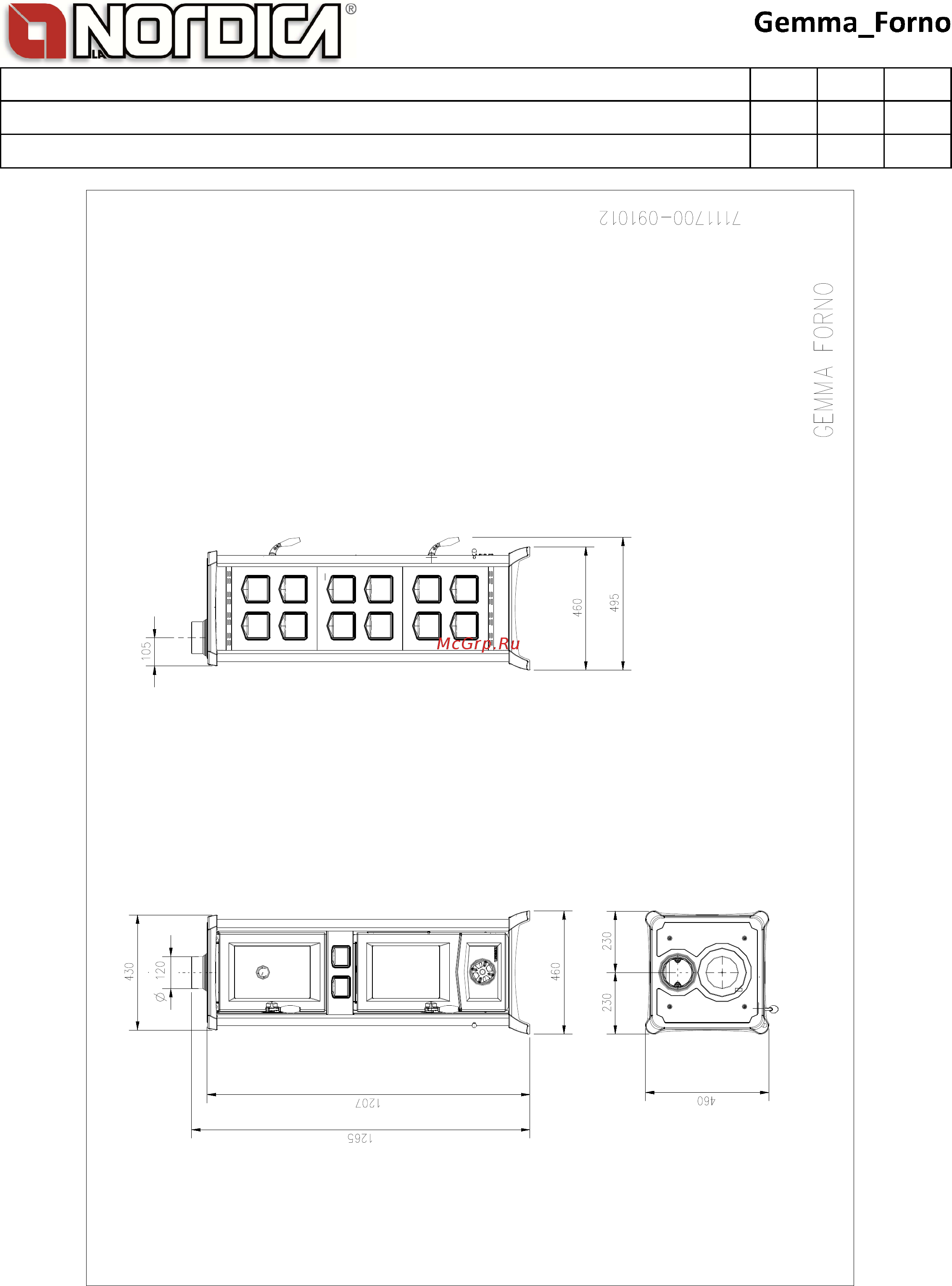 La Nordica Tea Технический паспорт онлайн [2/2] 279487