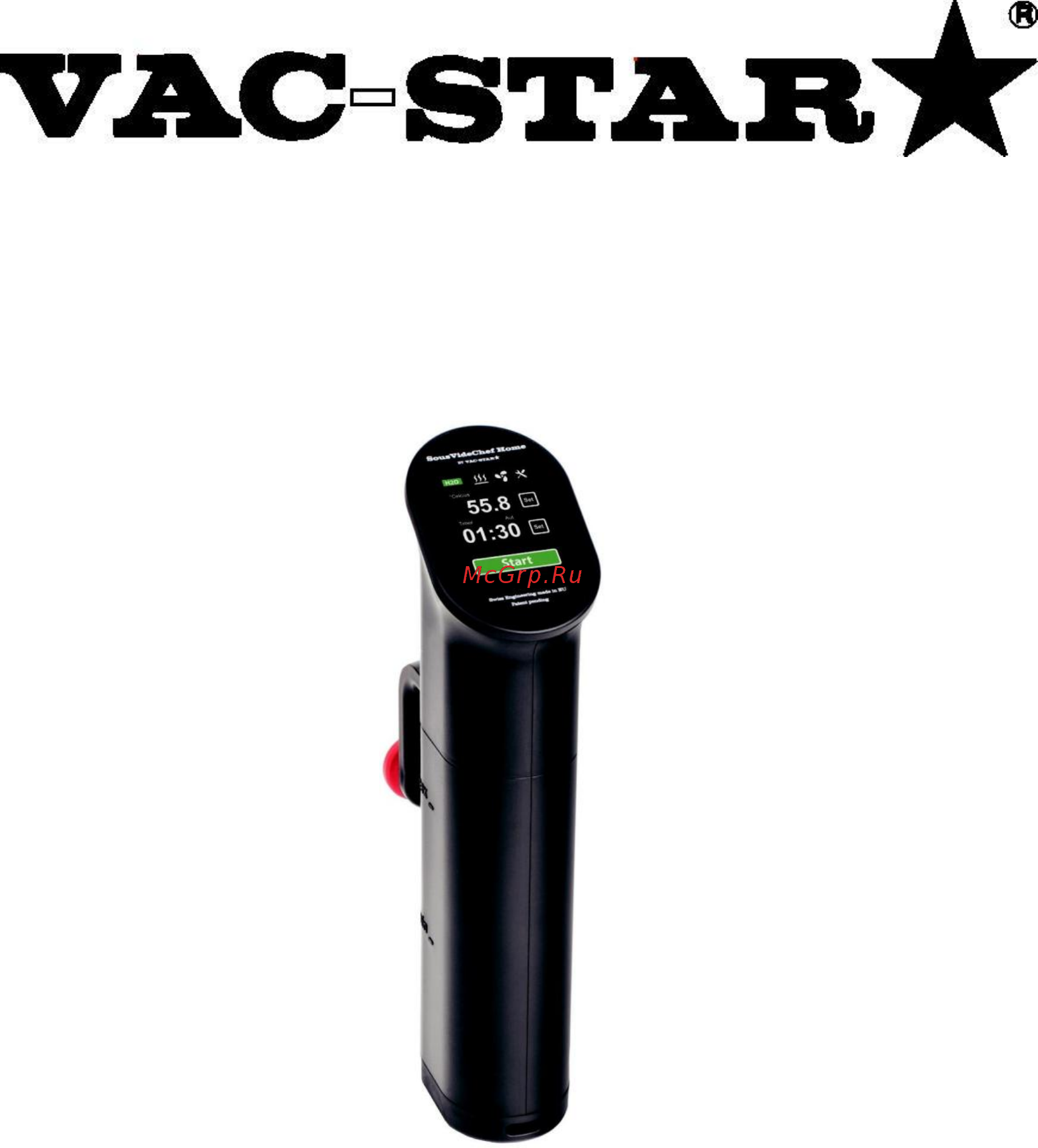 VAC-STAR SousVide Chef Home Инструкция по эксплуатации онлайн