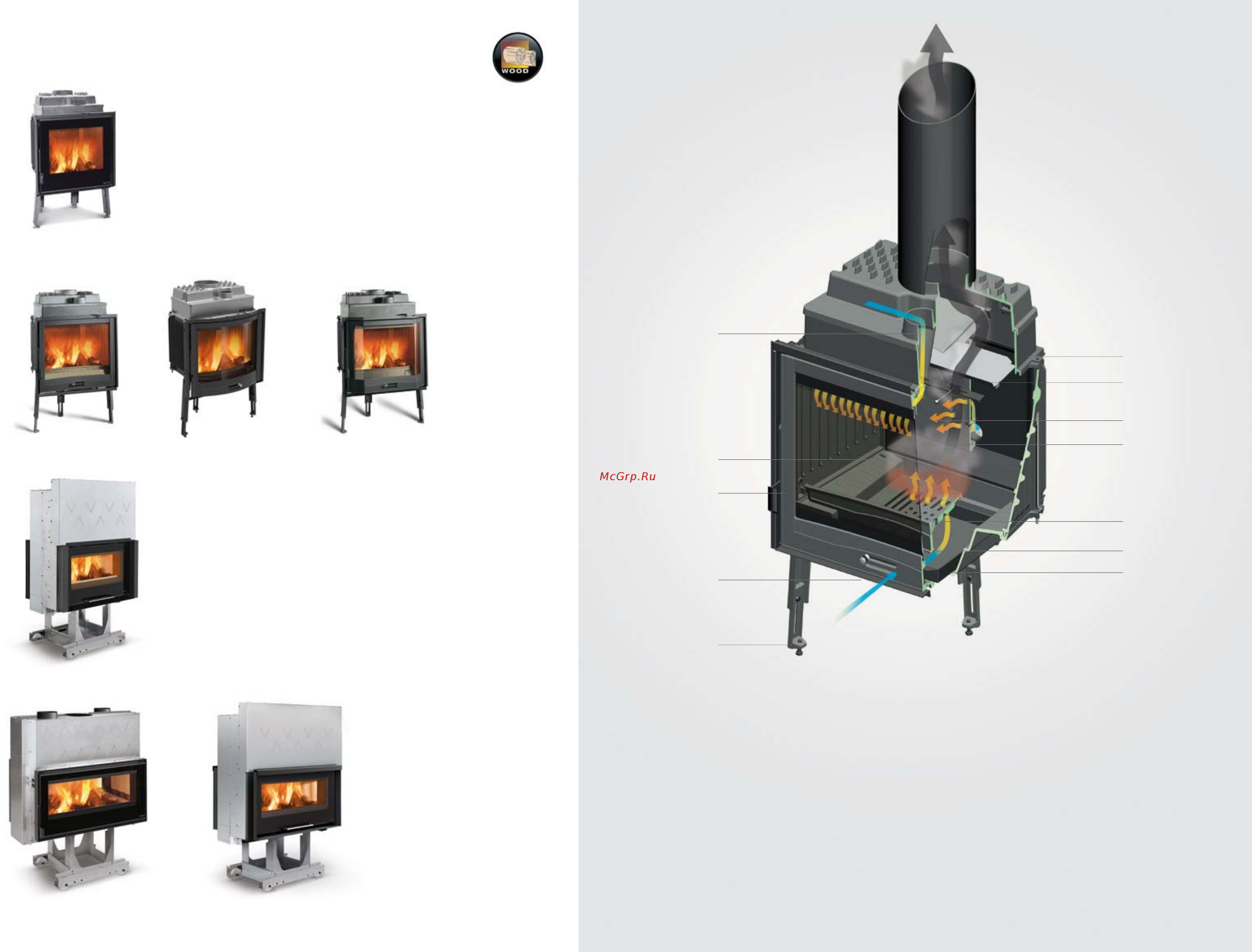 La Nordica Inserto 100 Crystal Ventilato [52/91] Focolari legna