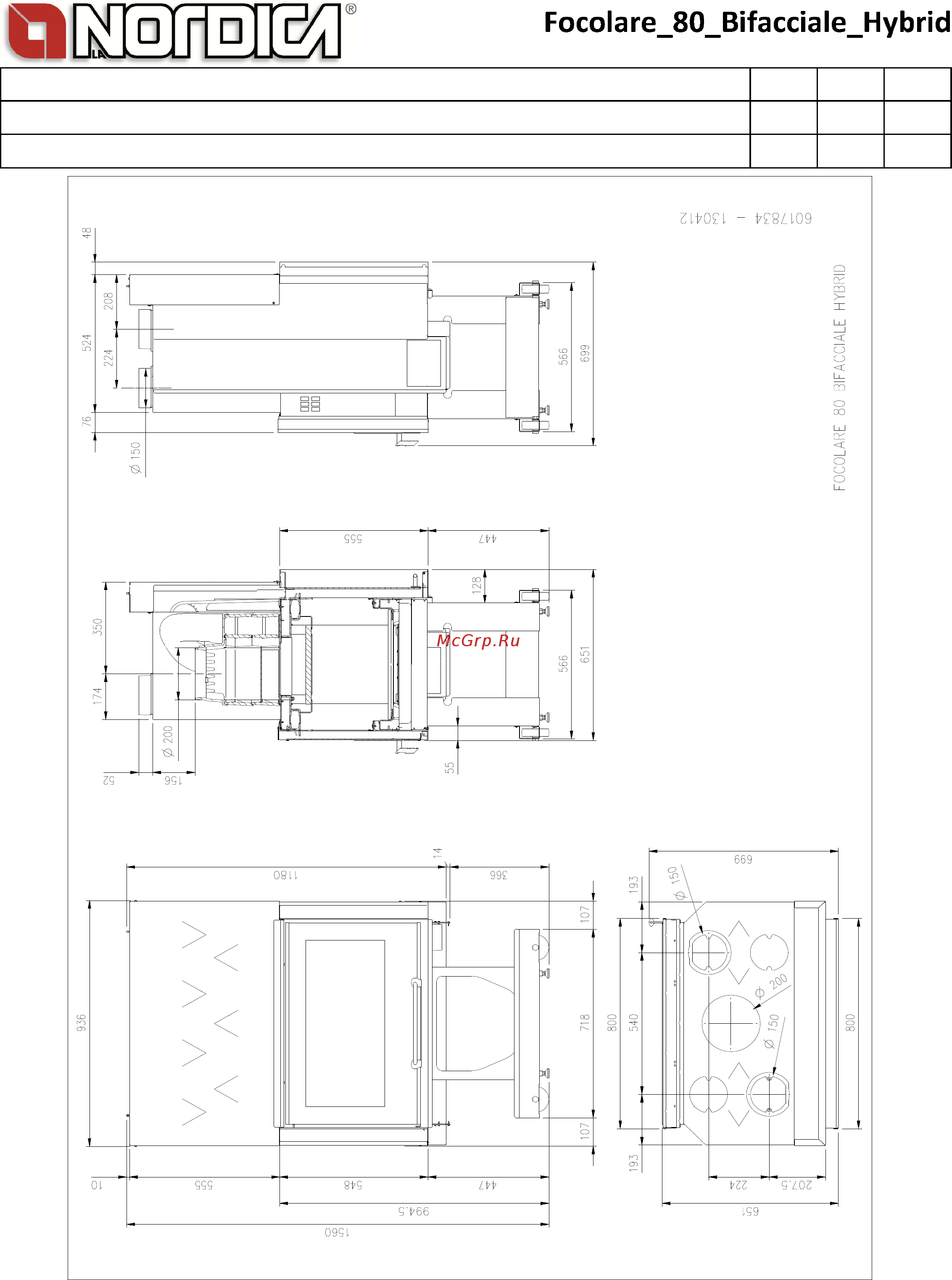 La Nordica Focolare 80 Bifacciale Hybrid [2/2] Focolare_80_bifacciale_hybrid 6017834 rev01