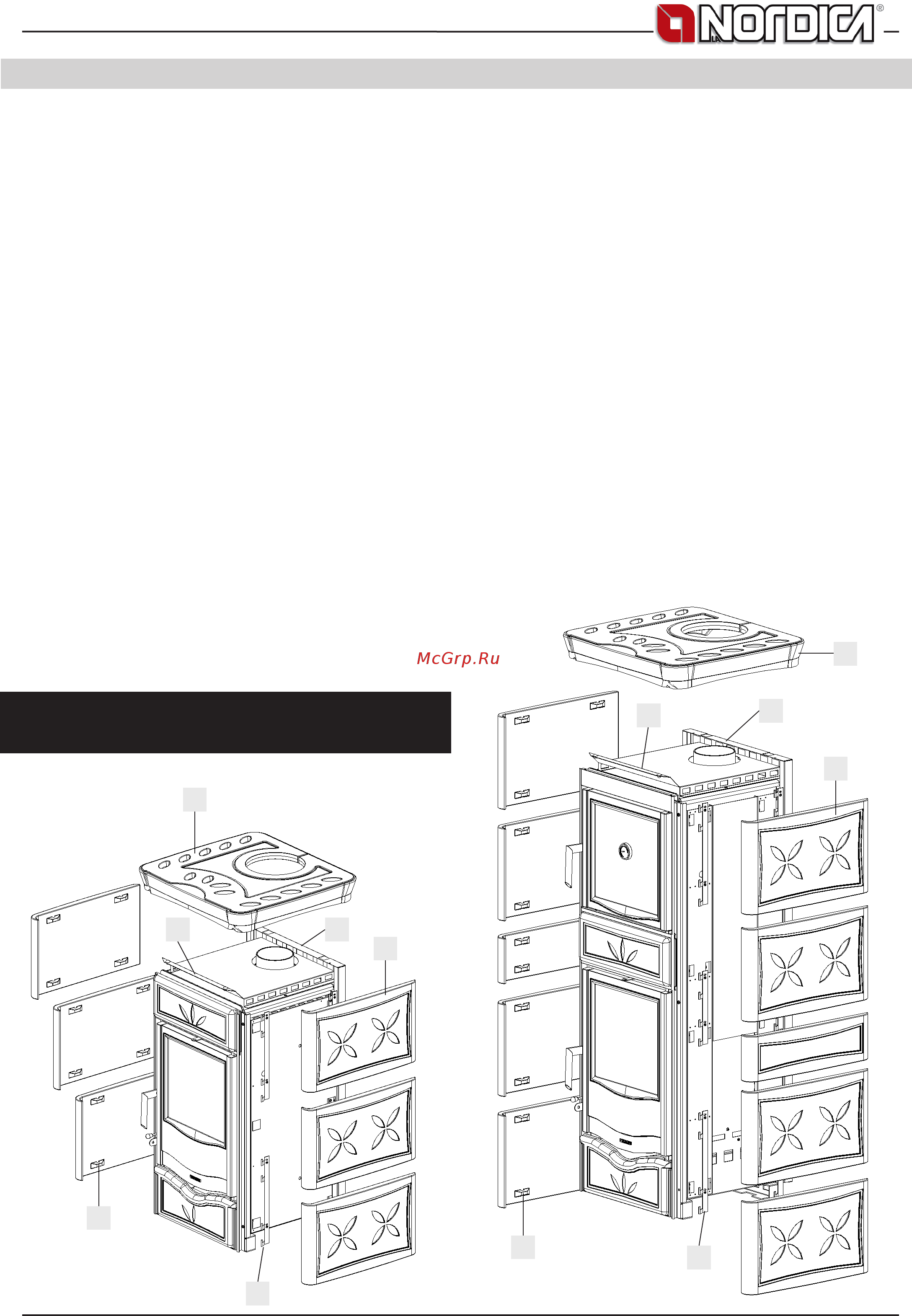 La Nordica TermoNicoletta Forno D.S.A бордовая [3/88] Montaggio