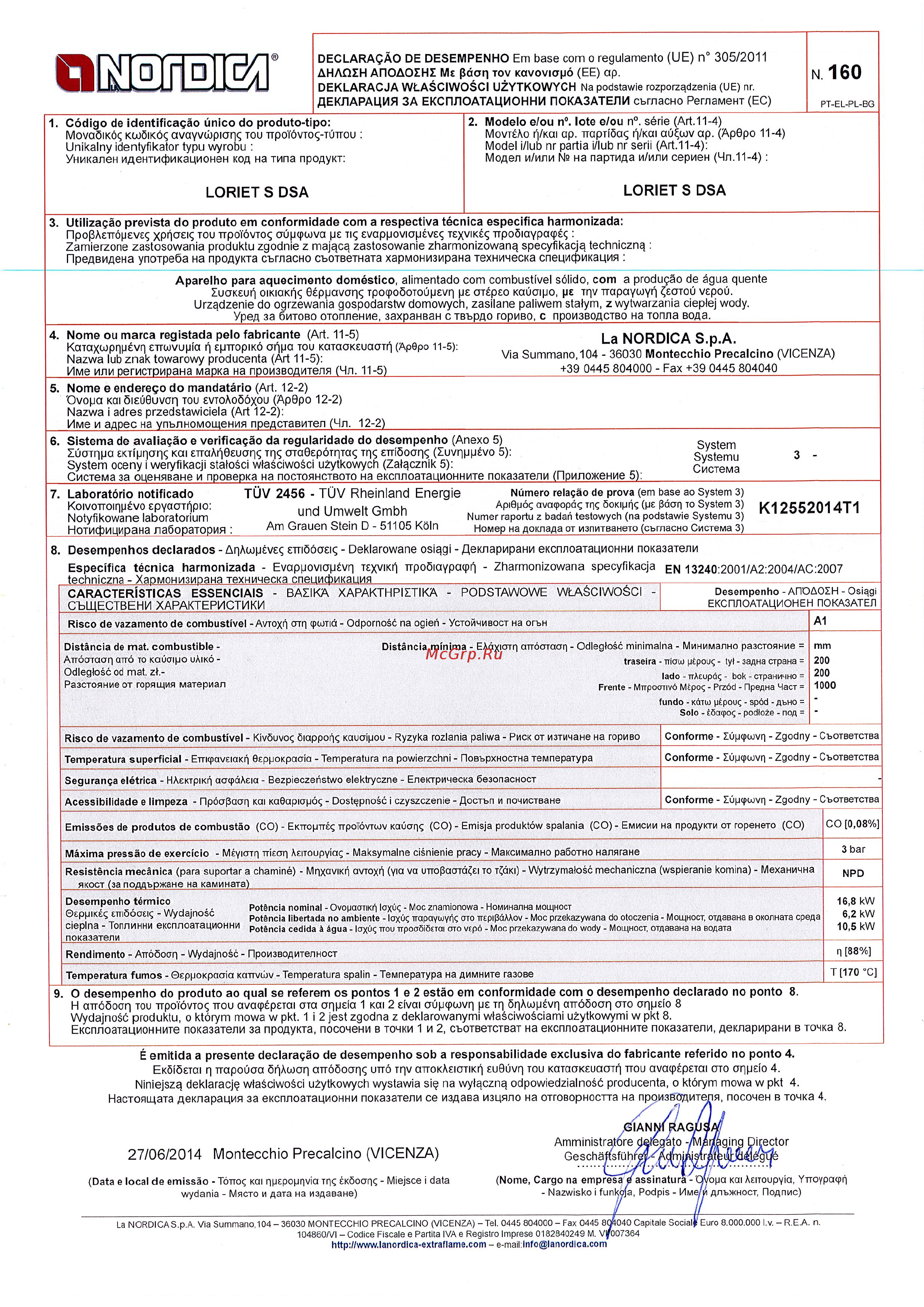 La Nordica Loriet S D.S.A [2/6] 06 2014 montecchio precalcino vicenza
