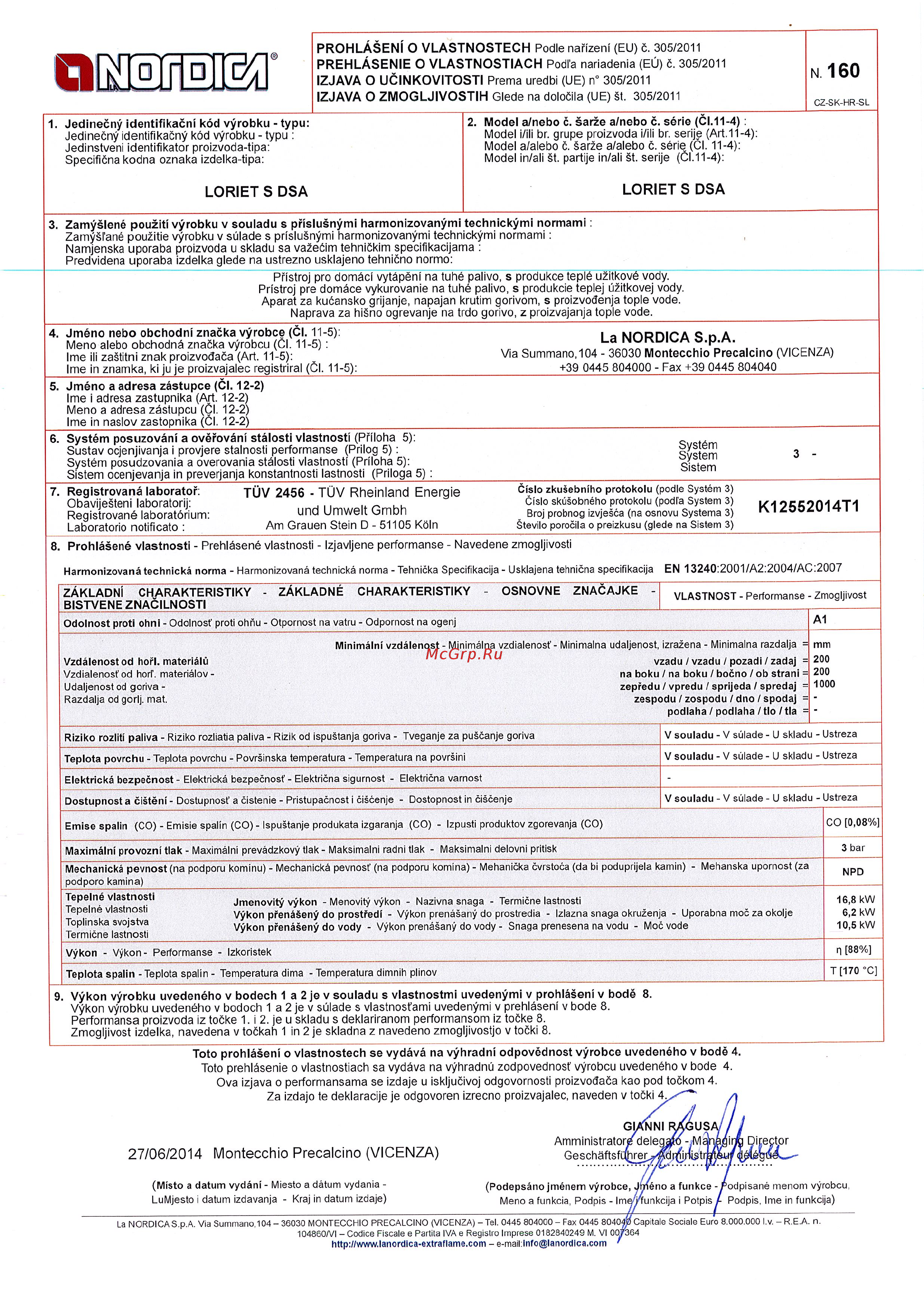 La Nordica Loriet S D.S.A [4/6] 06 2014 montecchio precalcino vicenza