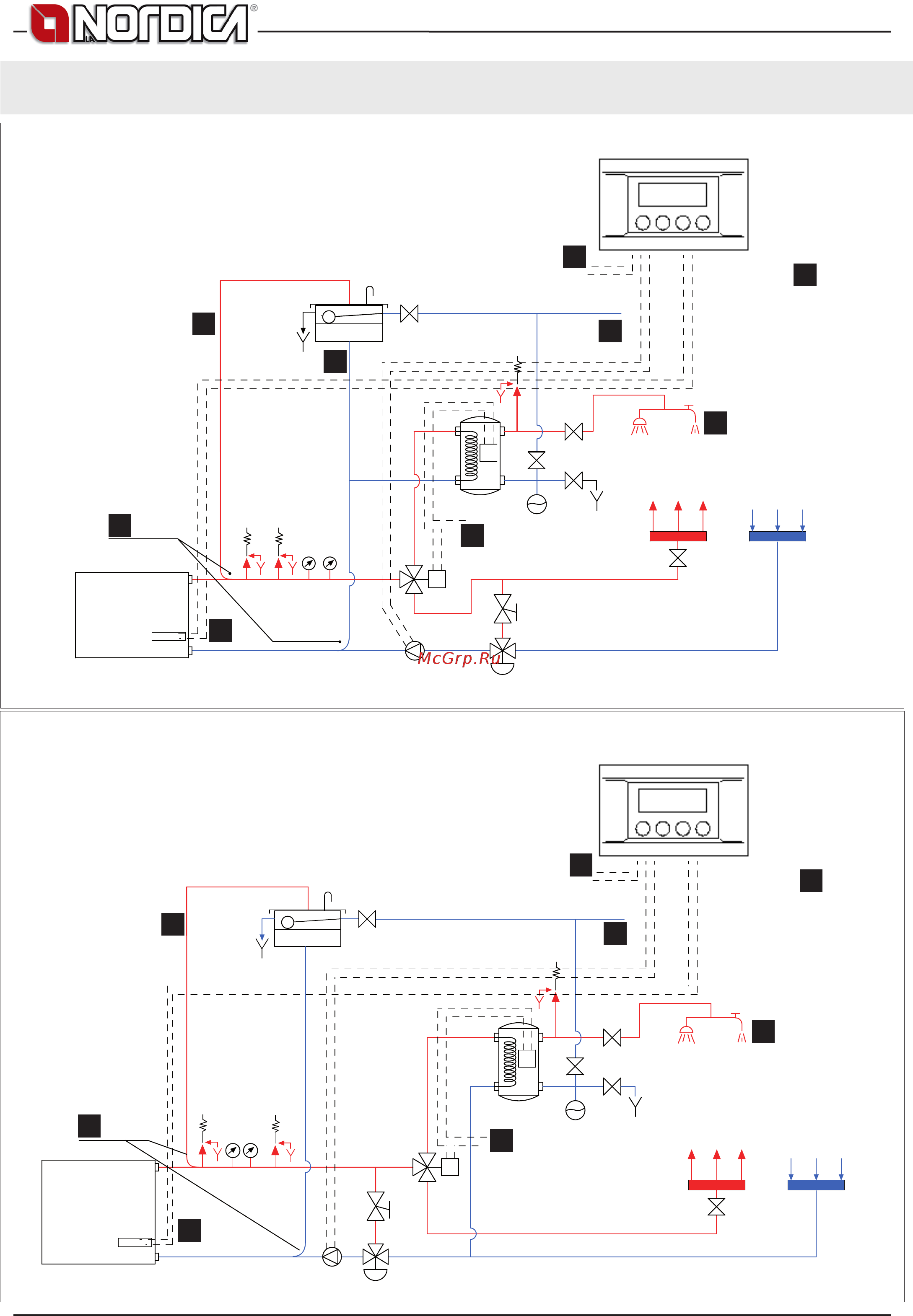 La Nordica TermoRosa D.S.A натуральный камень [76/88] Impianto a vaso aperto open chamber offene ausdehnungsgefäss installation a vase ouvert