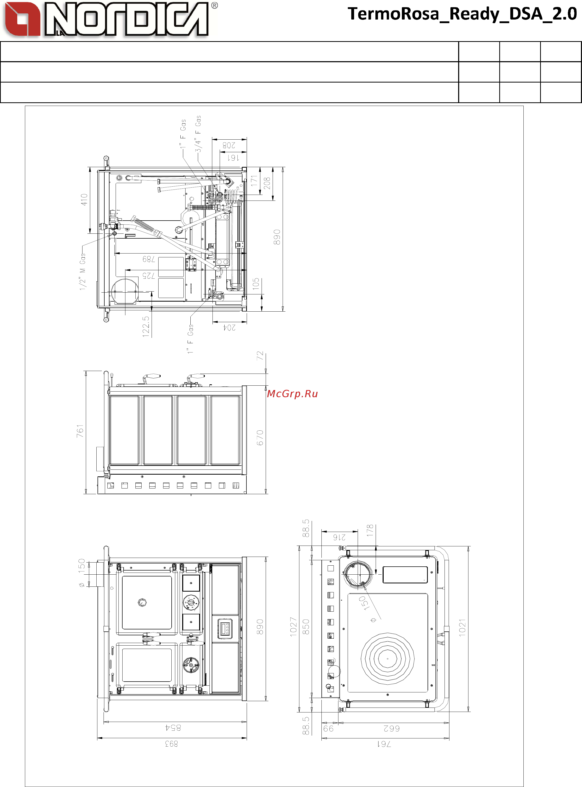 La Nordica TermoRosa Ready D.S.A 2.0 бордовая [2/2] 100915