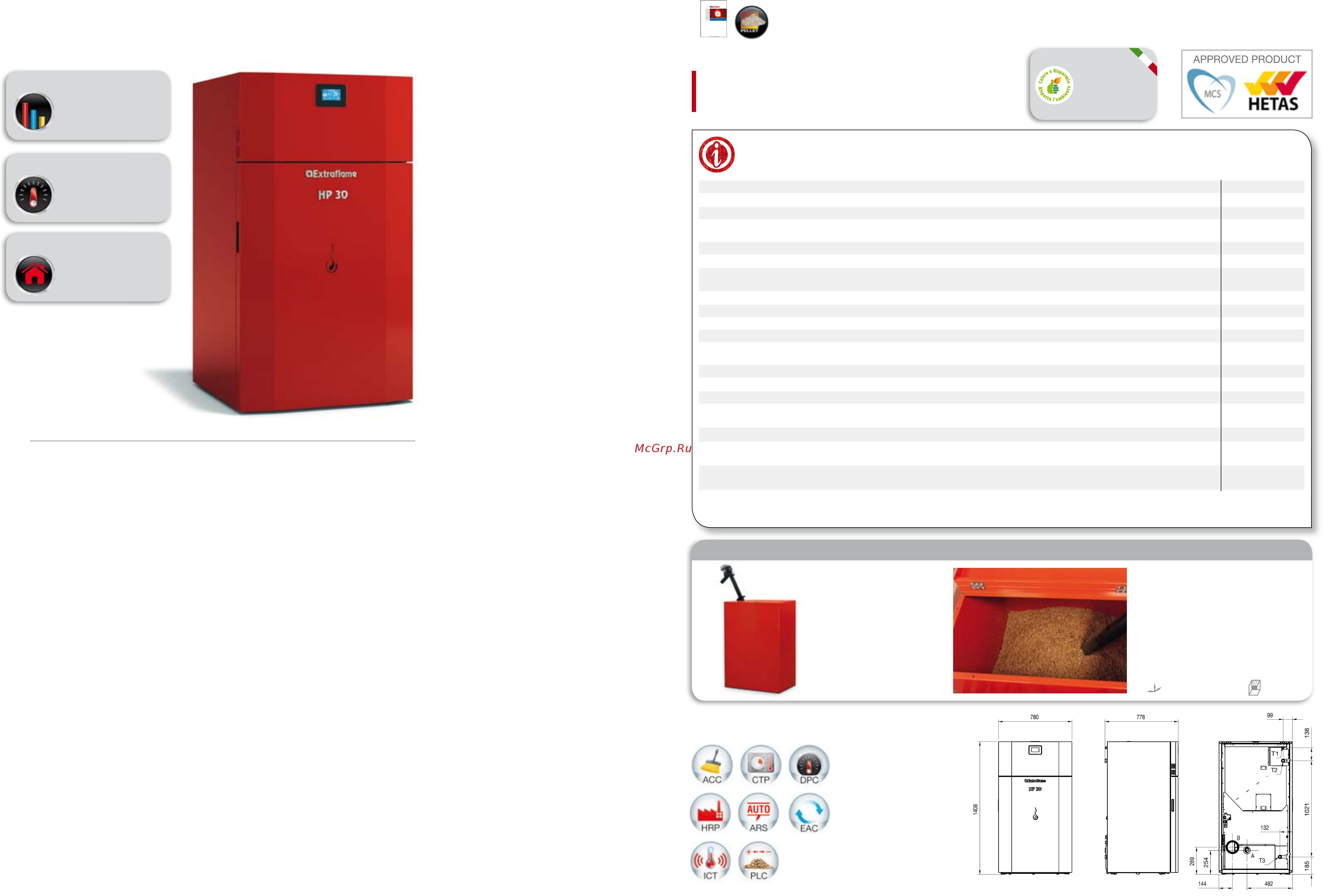 La Nordica TermoRosa XXL Ready D.S.A 2.0 [64/91] Caldaia a pellet hp 30