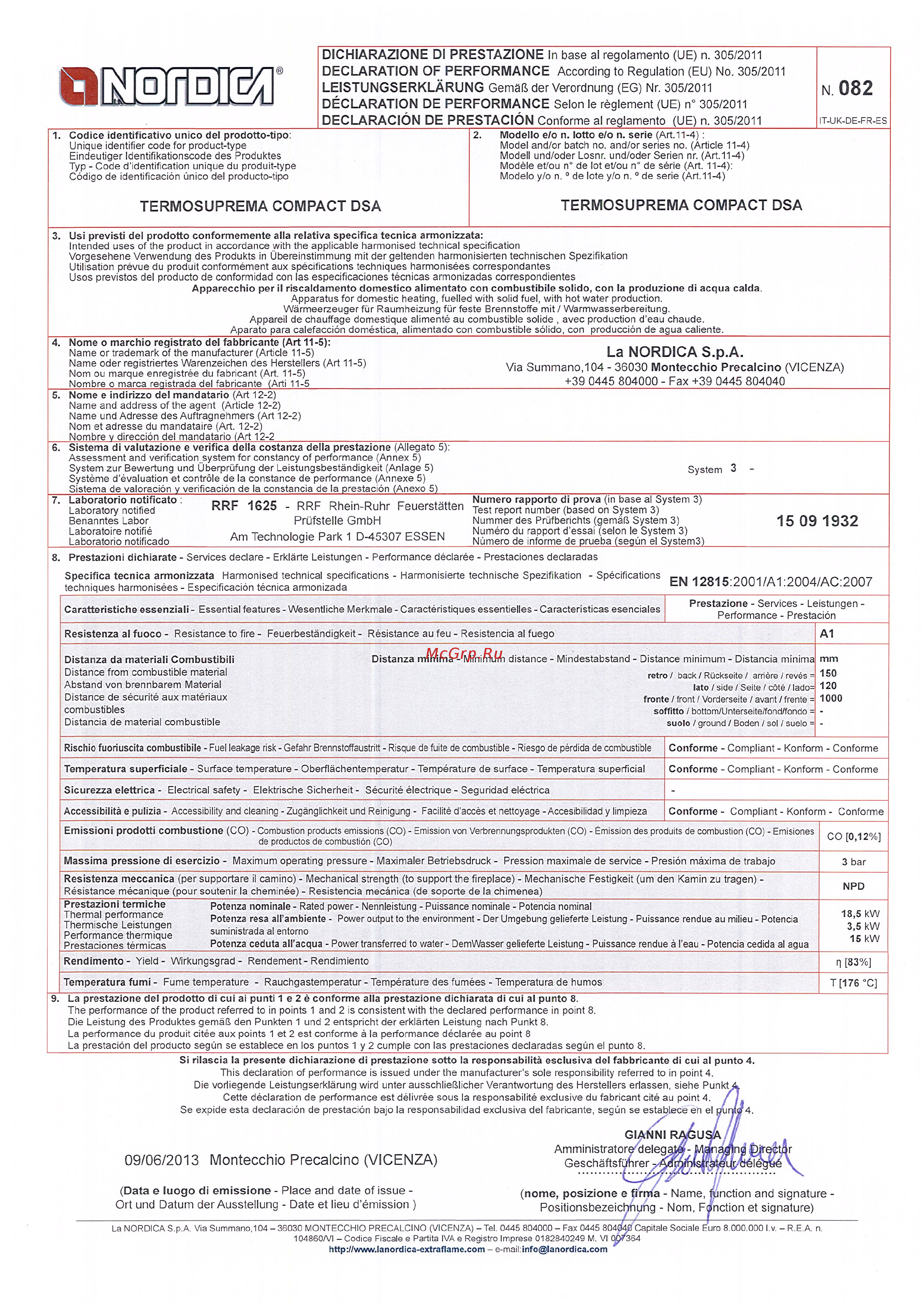 La Nordica Italy Termo D.S.A магнолия Инструкция по эксплуатации онлайн [87/92] 279696