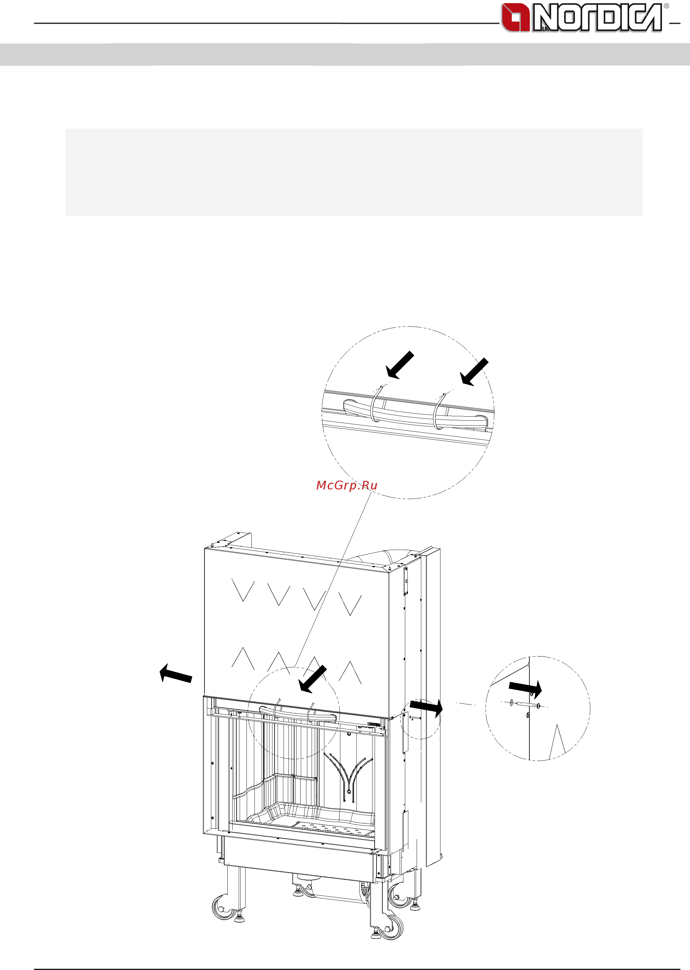 La Nordica TermoCamino WF25 X D.S.A [3/96] Installation