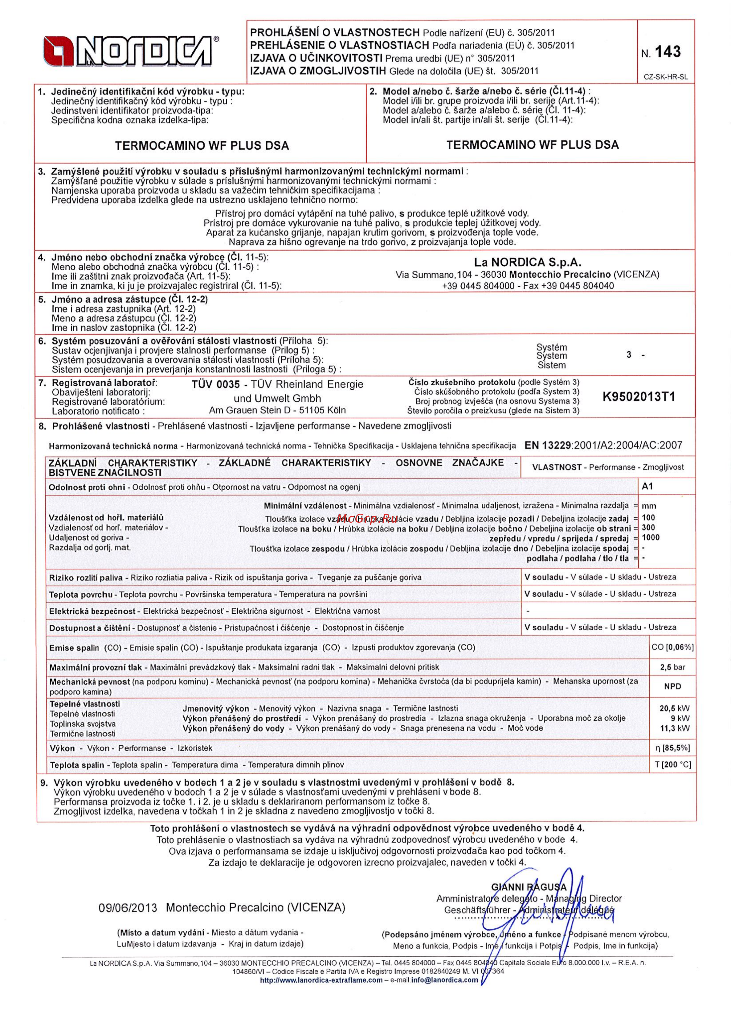 La Nordica TermoCamino WF Plus D.S.A [4/6] 06 2013 montecchio precalcino vicenza