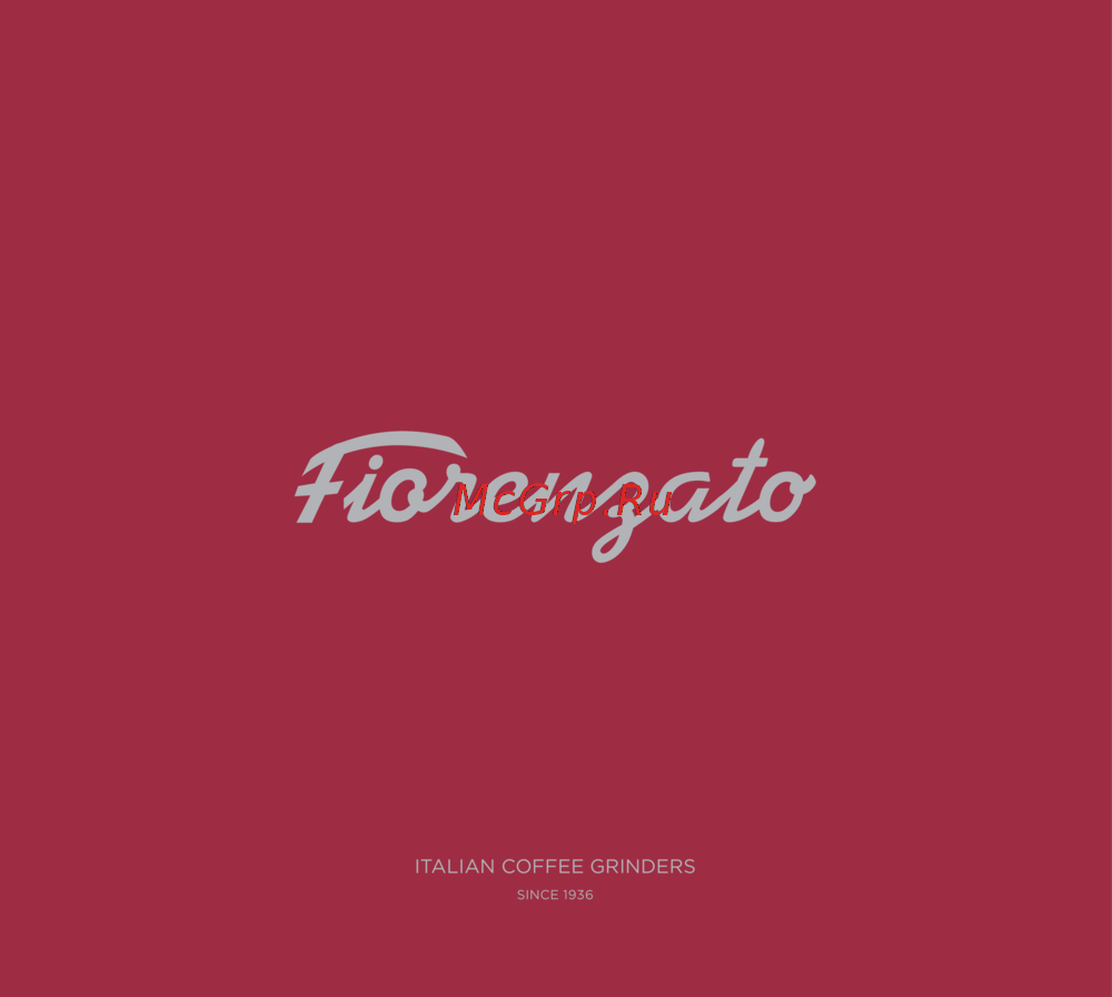 Fiorenzato F64 E белый жемчуг Каталог кофемолок Fiorenzato