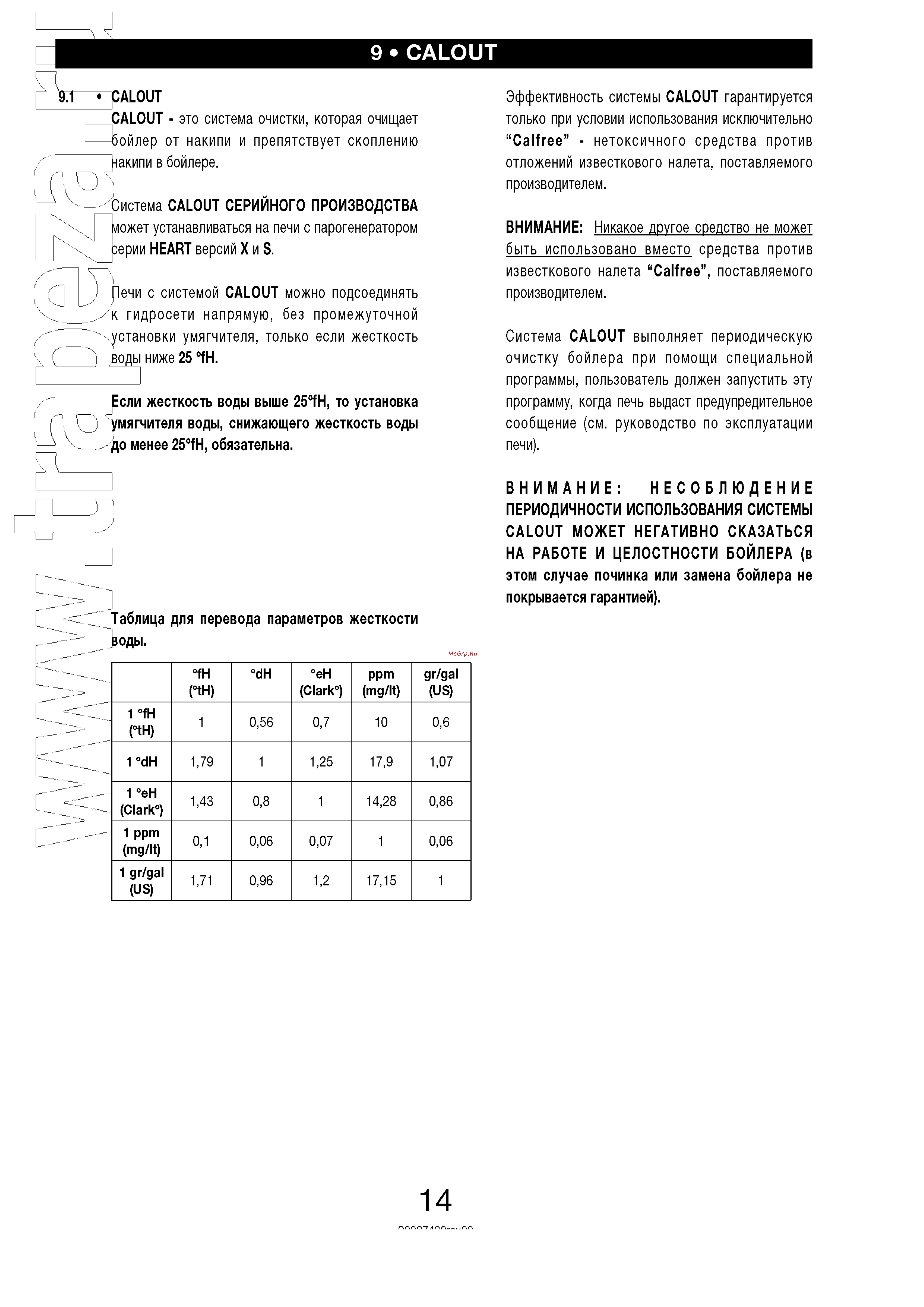 Lainox CVE061X [14/28] Calout